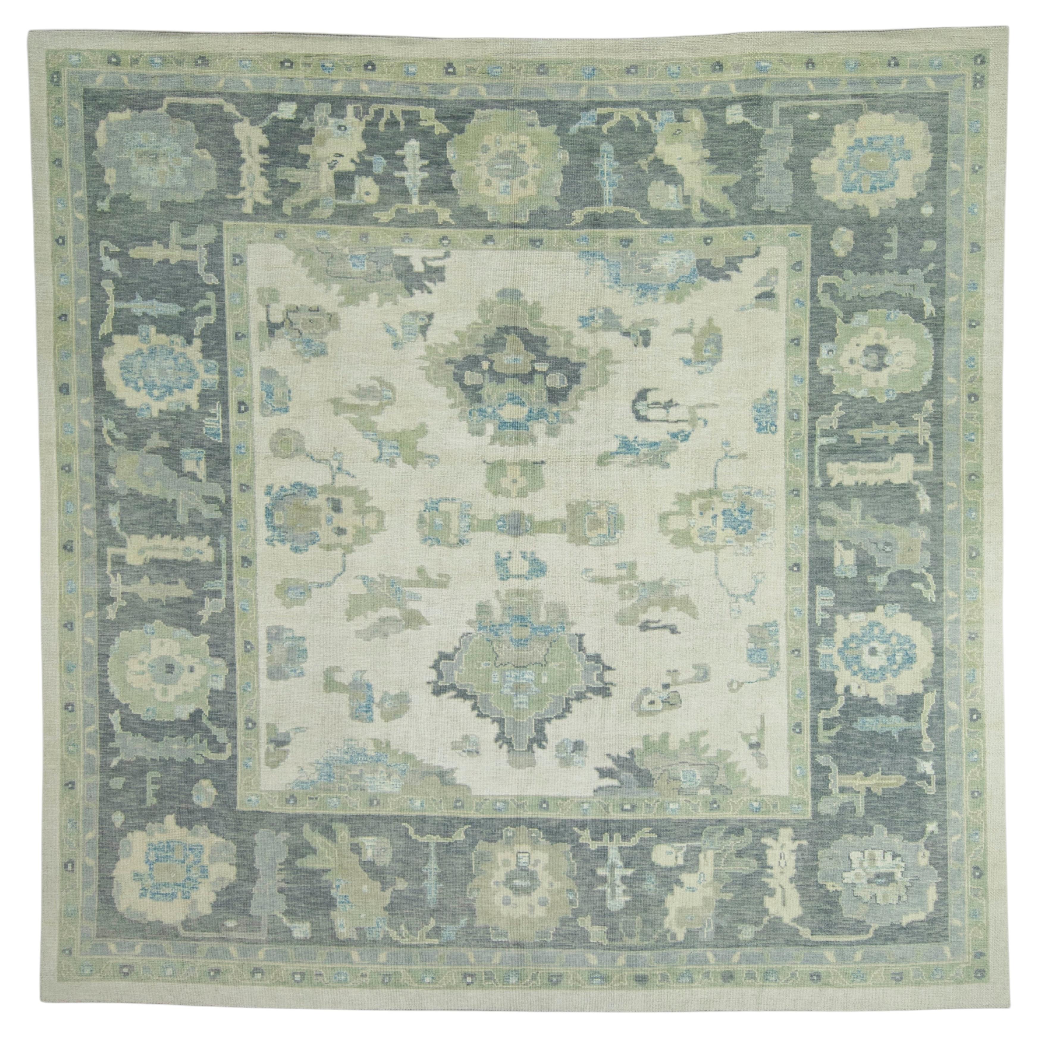Turkish Oushak Square Rug 11'9" x 11'10" #18115