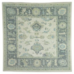 Turkish Oushak Square Rug 11'9" x 11'10" #18115