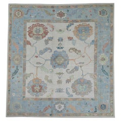 Turkish Oushak Square Rug 13'5" x 14'3" #20430