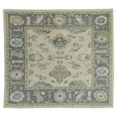 Türkischer Oushak-Teppich, quadratisch, 264 cm x 236 cm, Nr. 18126