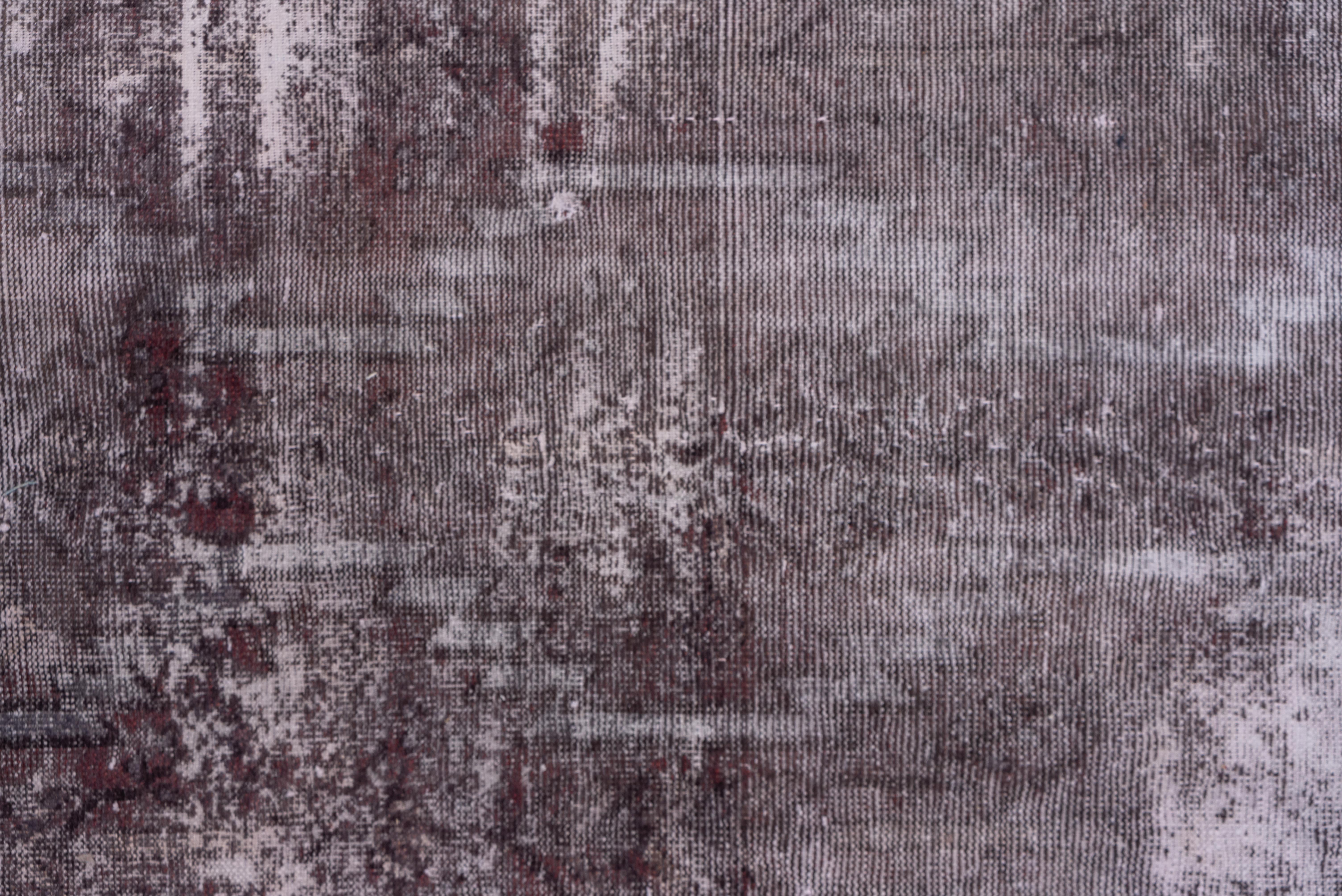 Türkischer Teppich im Oushak-Stil - antik und beschädigt (Wolle) im Angebot