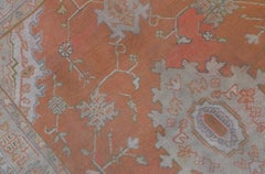 Turkish Oushak with a Peach Field c.1910