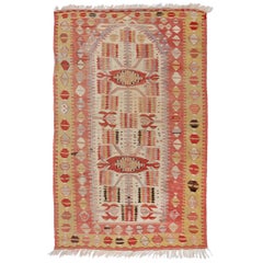 Turkish Prayer Kilim, Early 20th Century