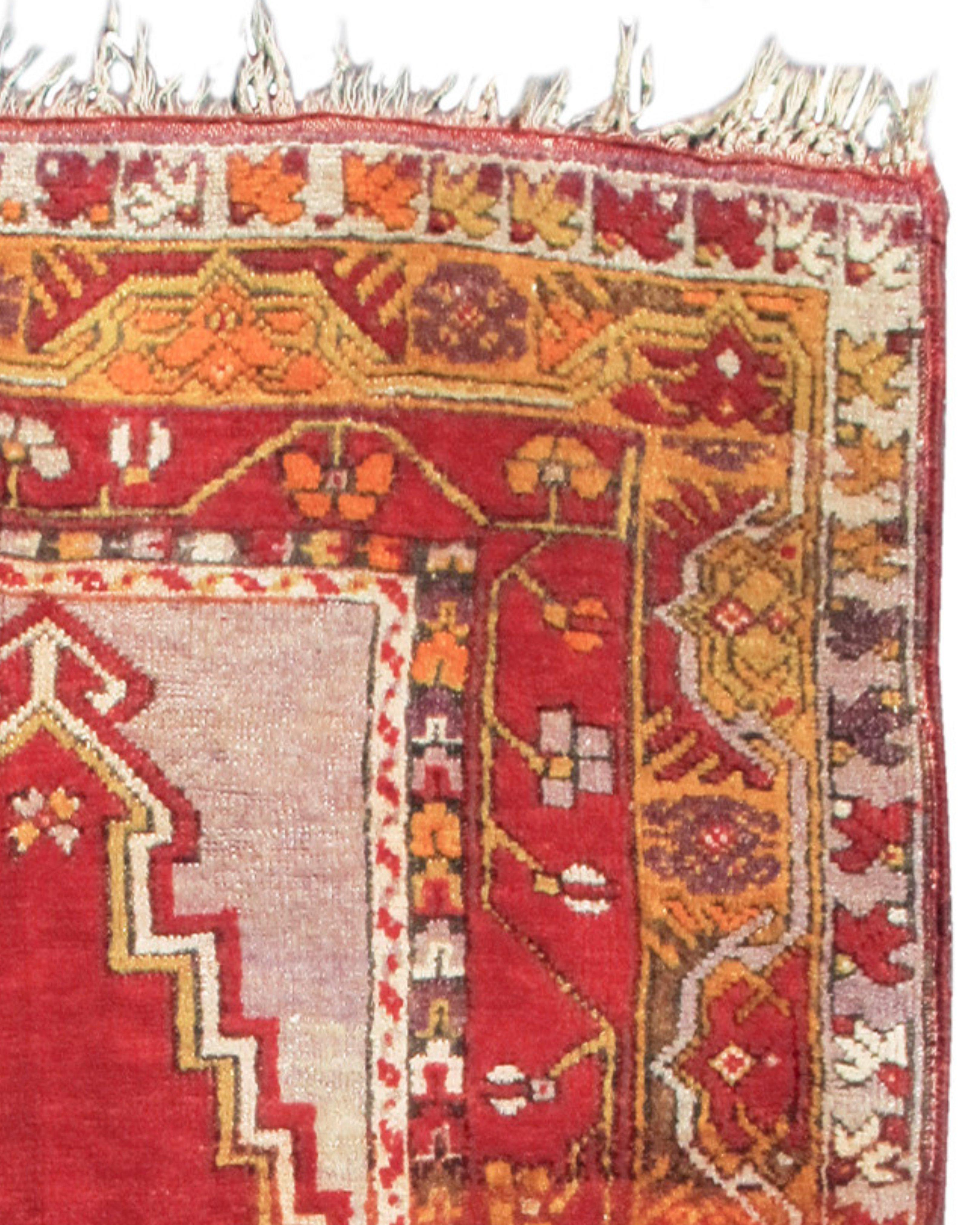 Turkish prayer rug, c. 1900

Additional Information:
Dimensions: 2'10