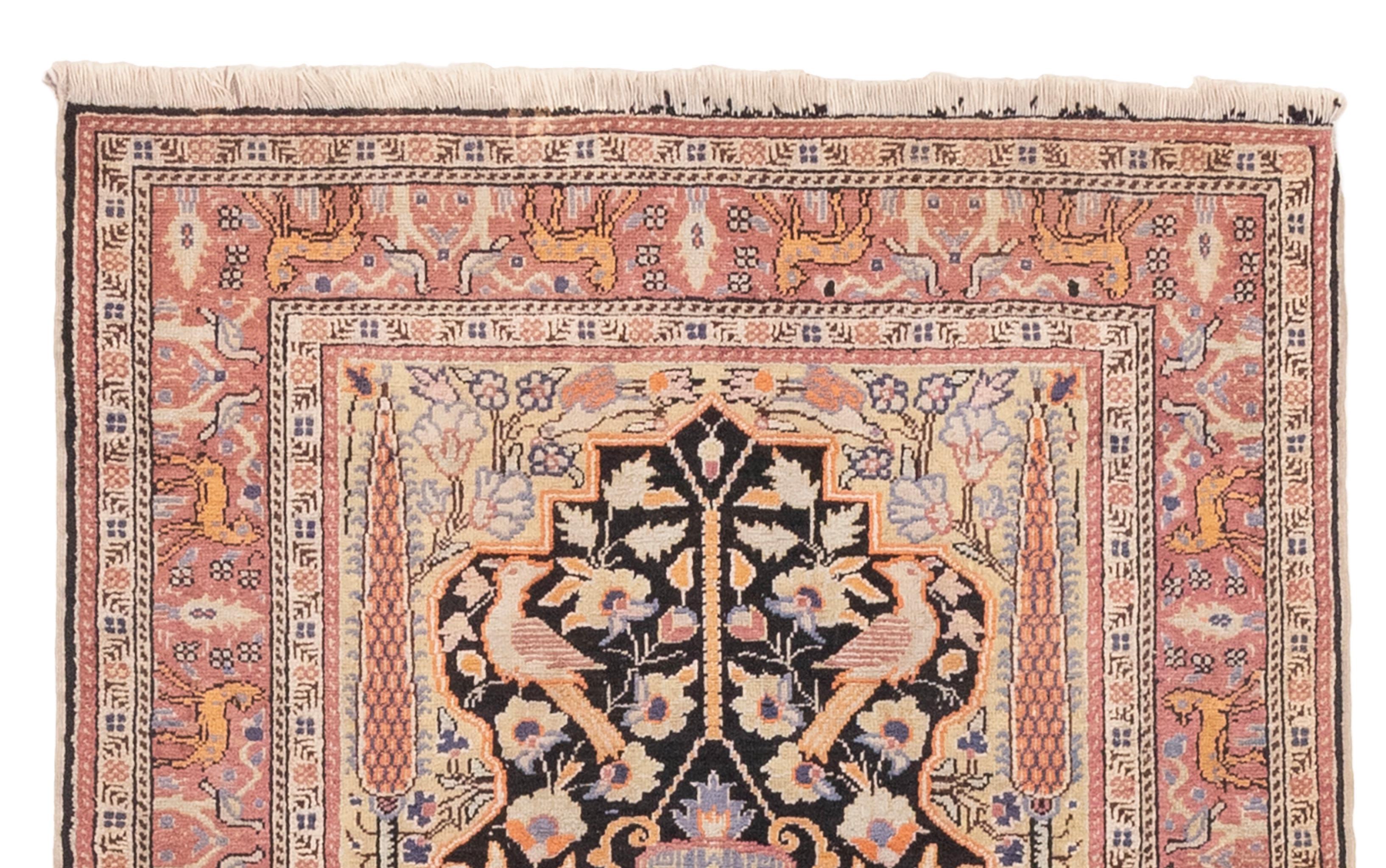 Mid-20th Century Turkish Prayer Rug For Sale