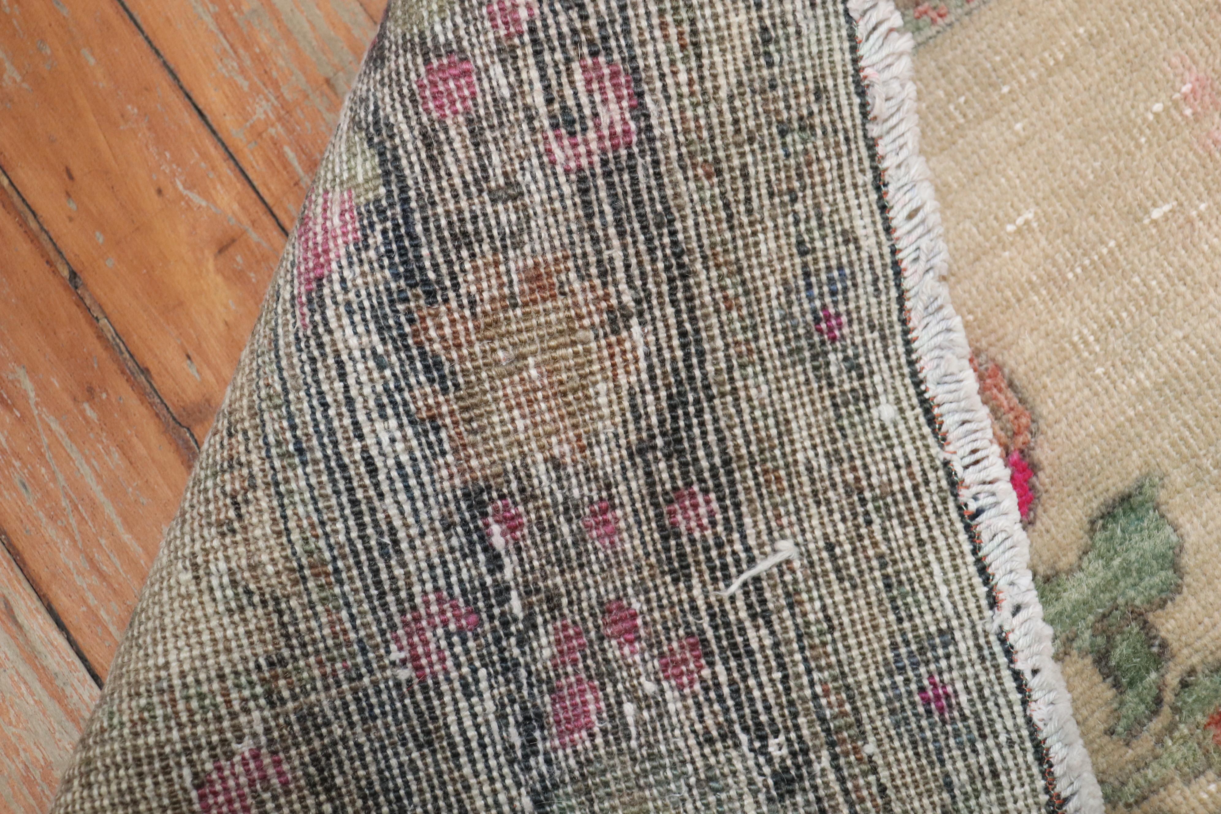 Hand-Knotted Turkish President Ataturk Rug For Sale