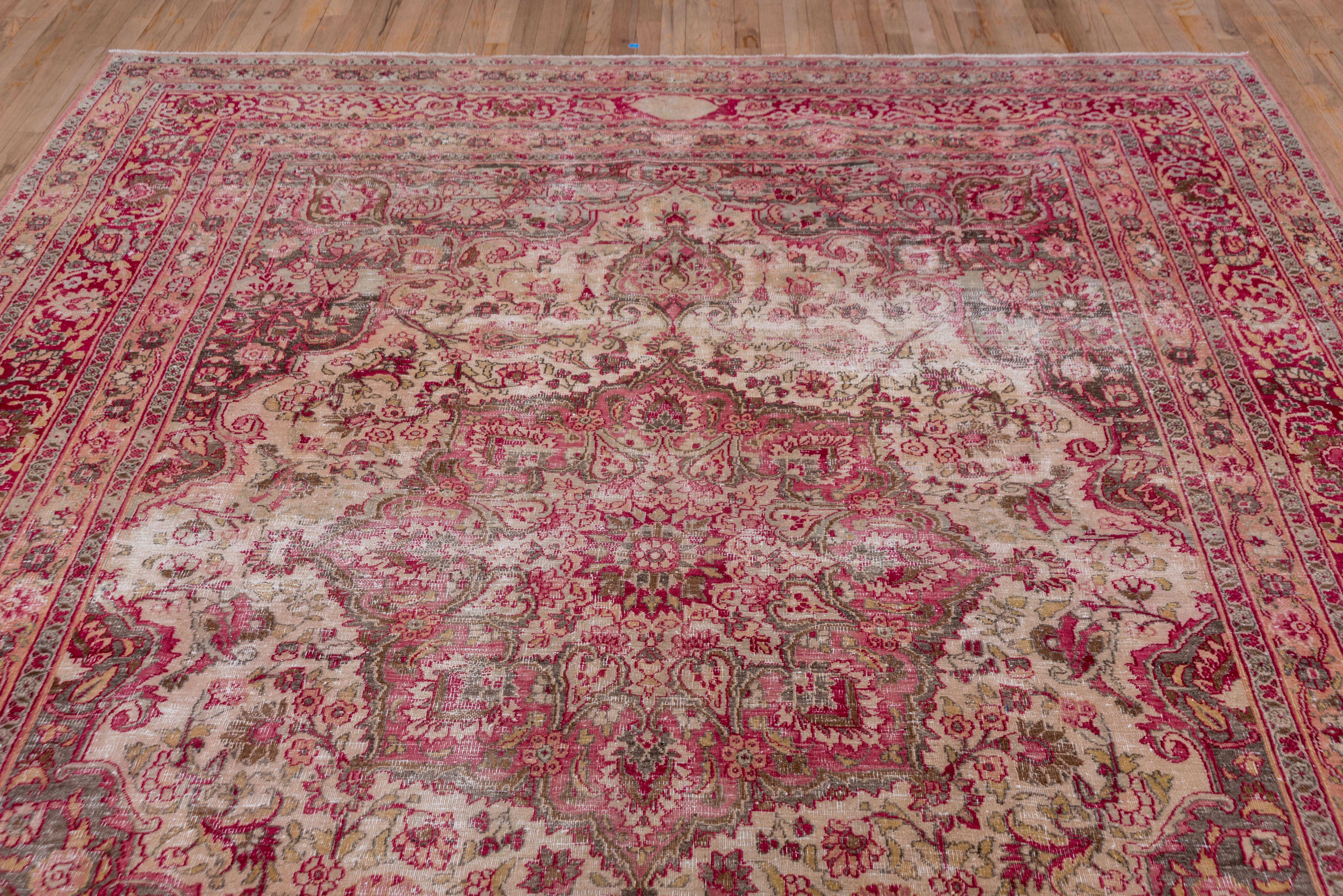Turkish Rug 1930s Multicolor In Good Condition For Sale In New York, NY