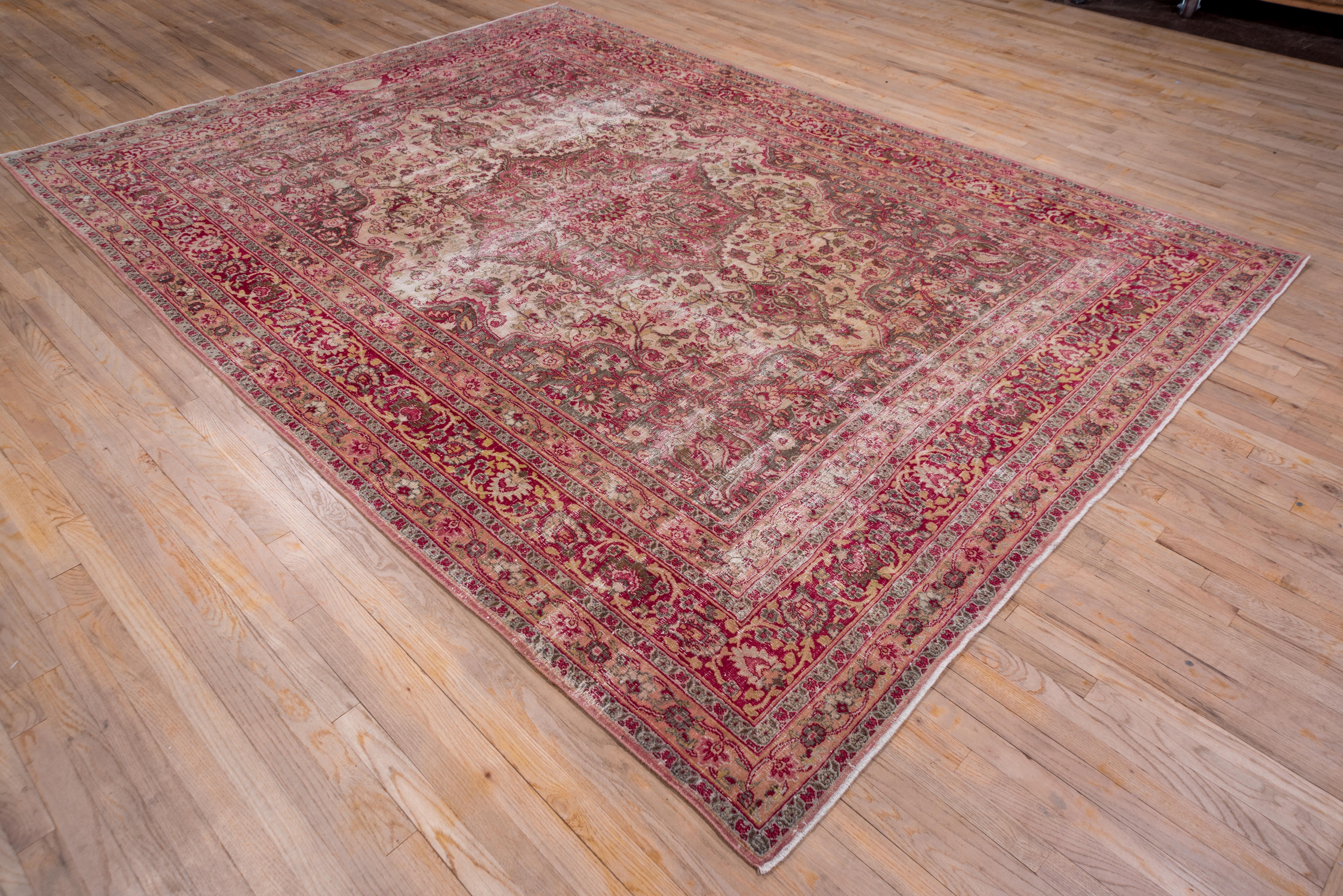 Turkish Rug 1930s Multicolor For Sale 4