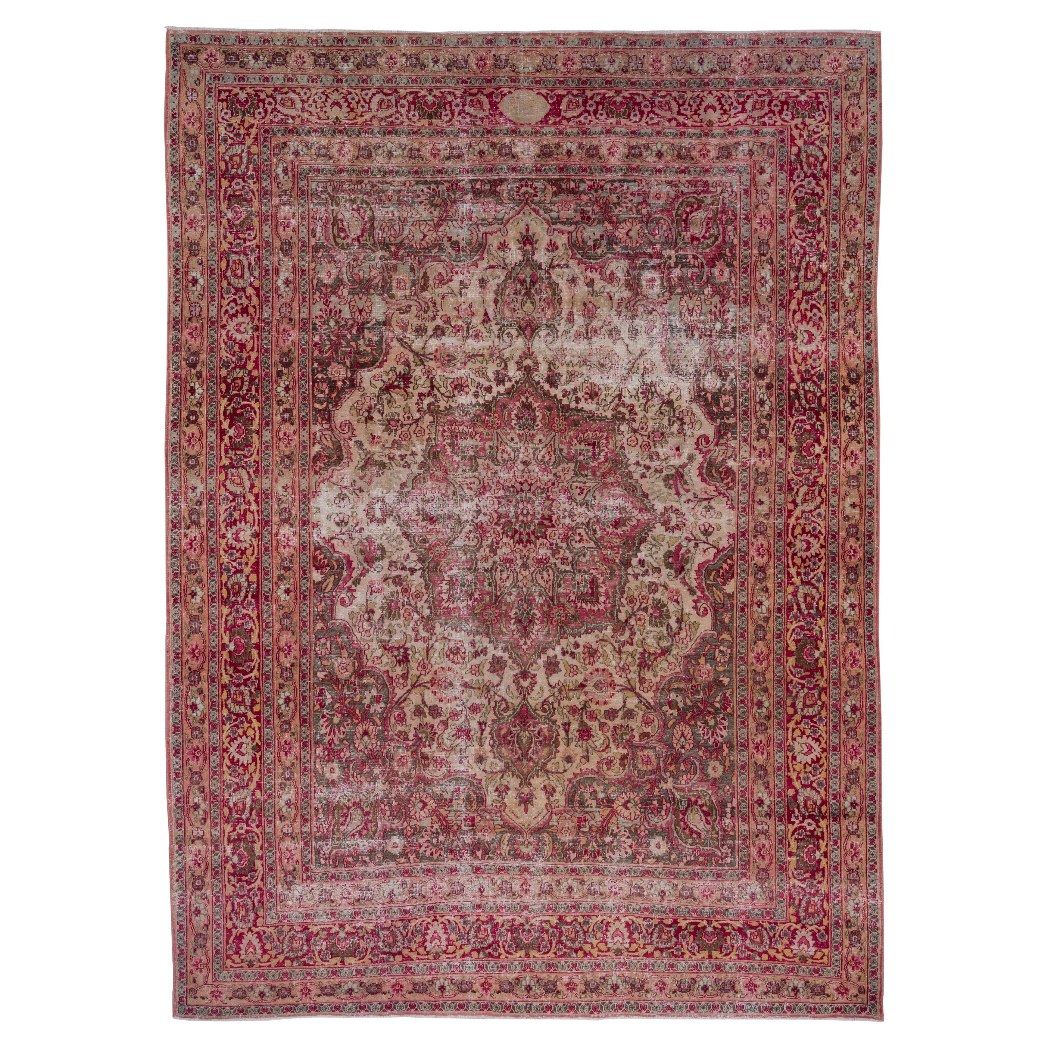 Turkish Rug 1930s Multicolor For Sale