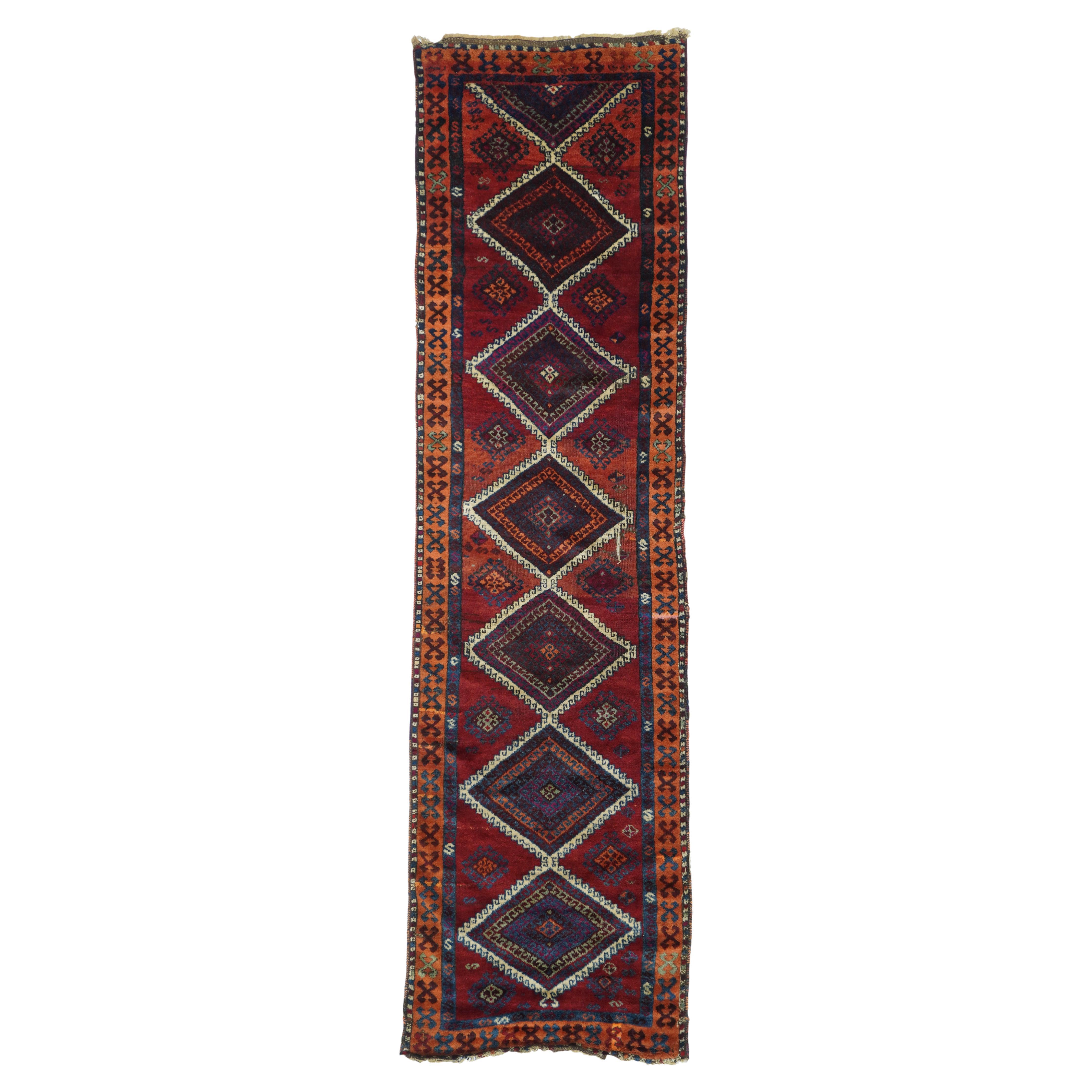 Vintage Turkish Runner 2'9'' x 10'0'' For Sale