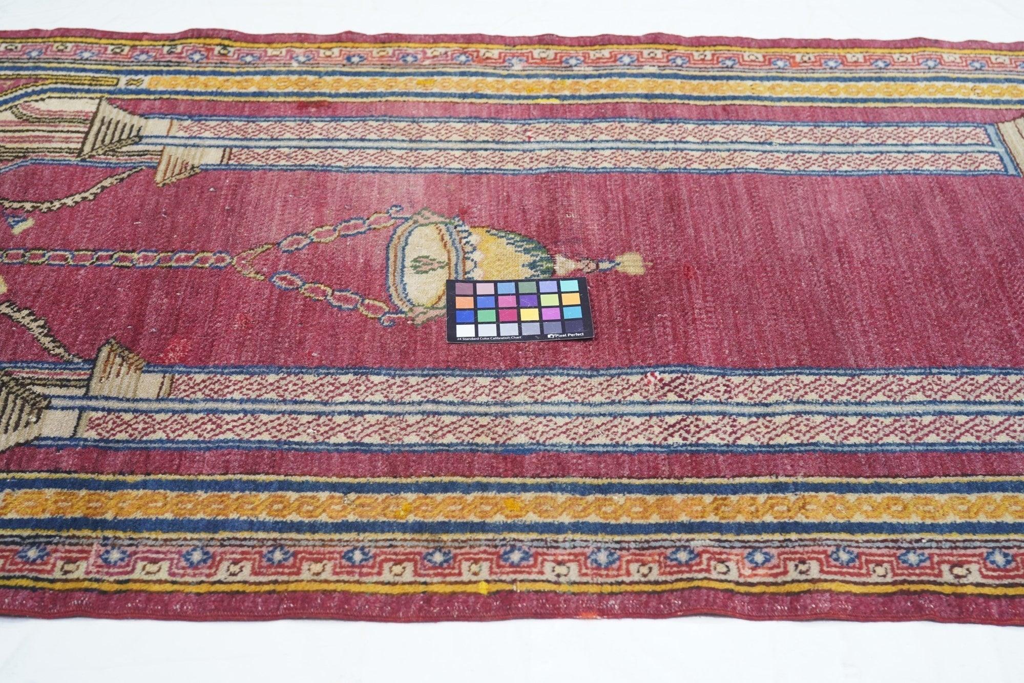 Türkischer Teppich 3'2'' x 5'11'' im Angebot 3