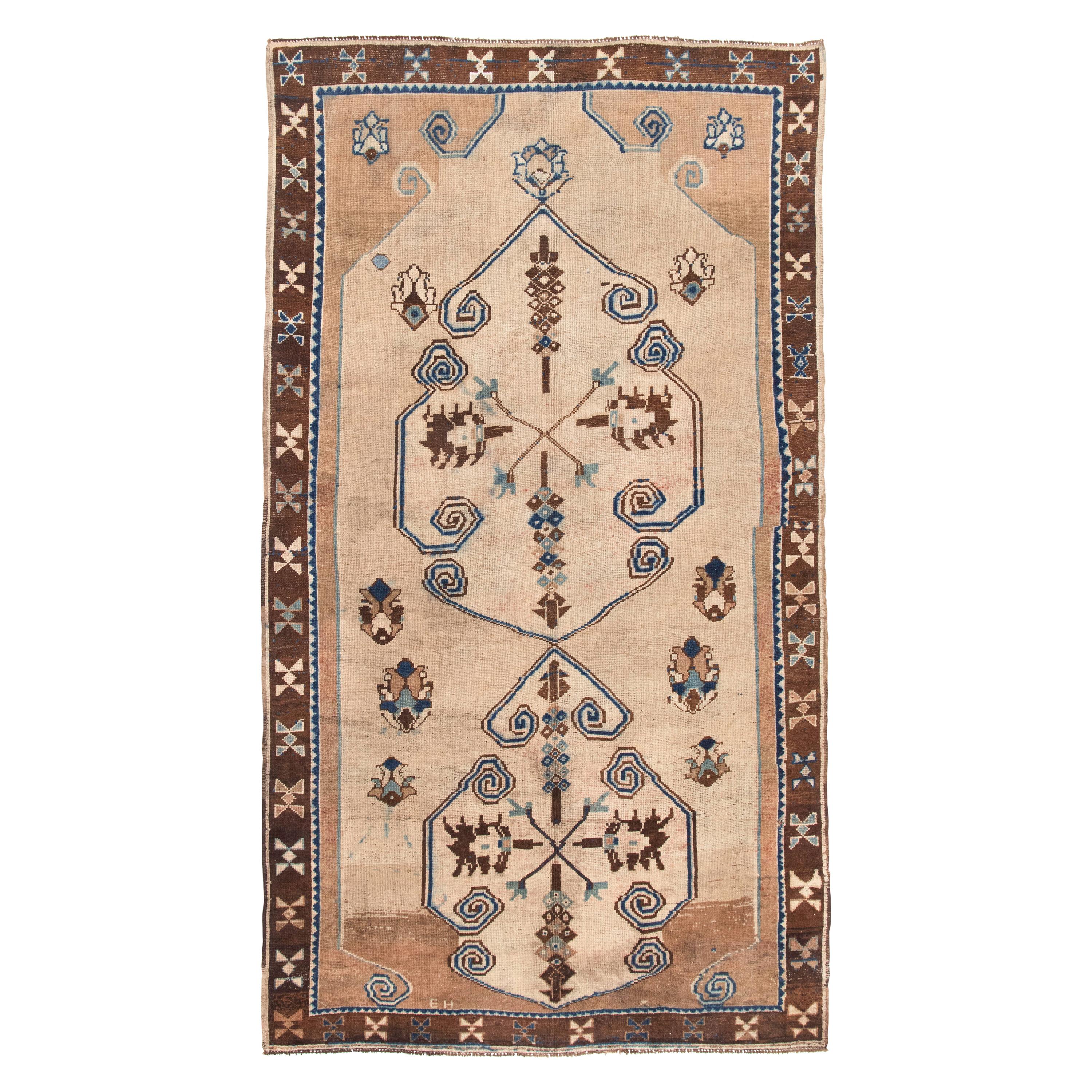 Türkischer antiker türkischer Teppich, um 1900 