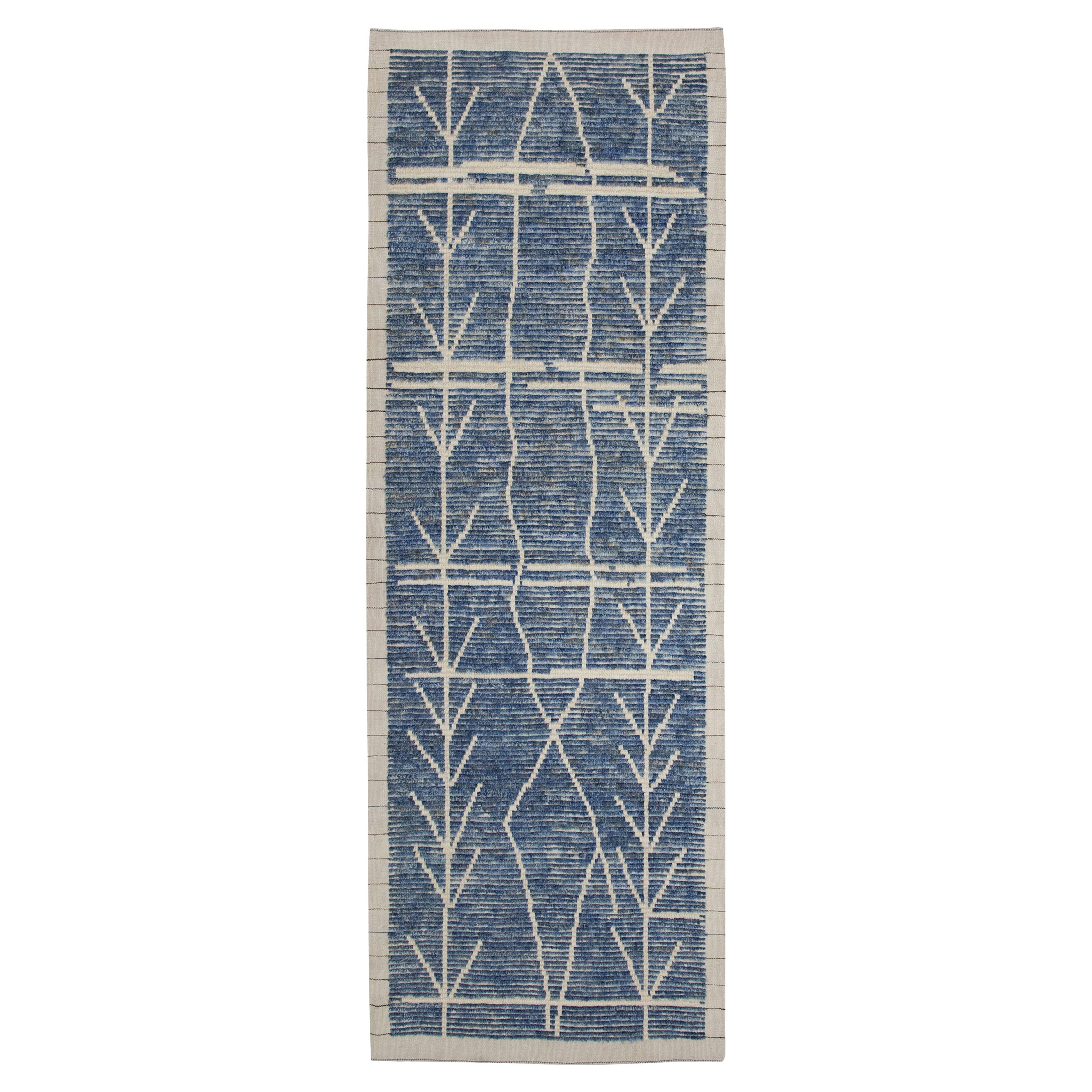 Alfombra turca Alfombra oriental Tulu anudada a mano 3'1" x 8'4" #10812
