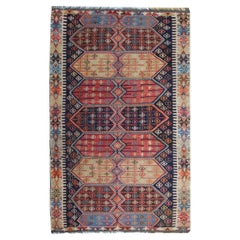 Turkish Rugs, Antique Rugs Kilims from Konya, Handmade Carpet Kilim Rug