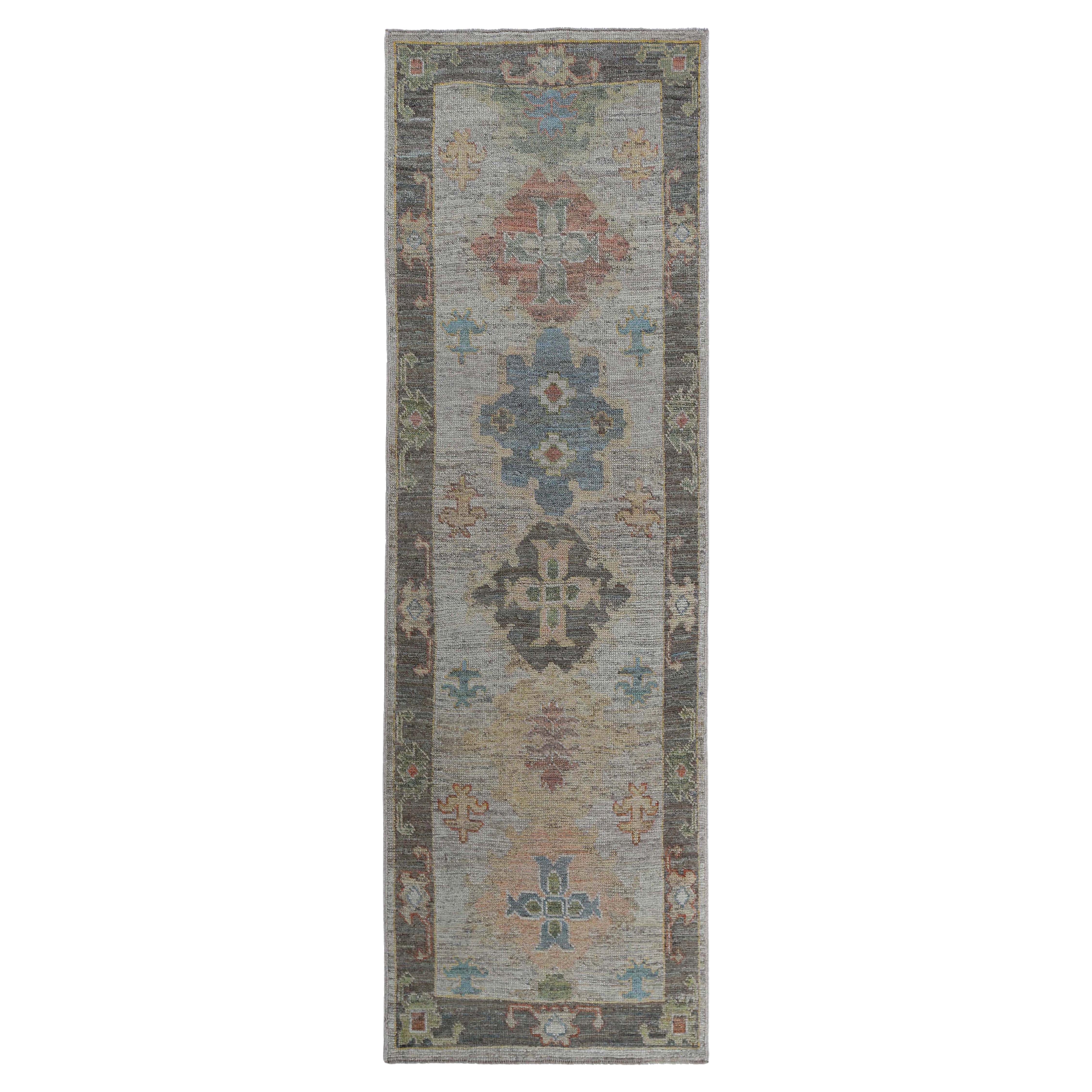 Tapis de course Afghanistan Oushak Circa 1990 - Laine Design/One - 95437