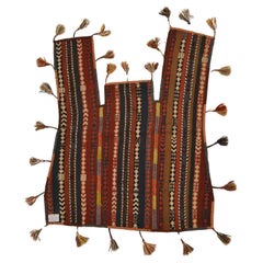 Hand-Woven Turkish Saddle Fethiye Rug, Wool, Mid-20th Century, Turkey