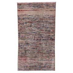 Retro Turkish Shabby Chic Rug 1960