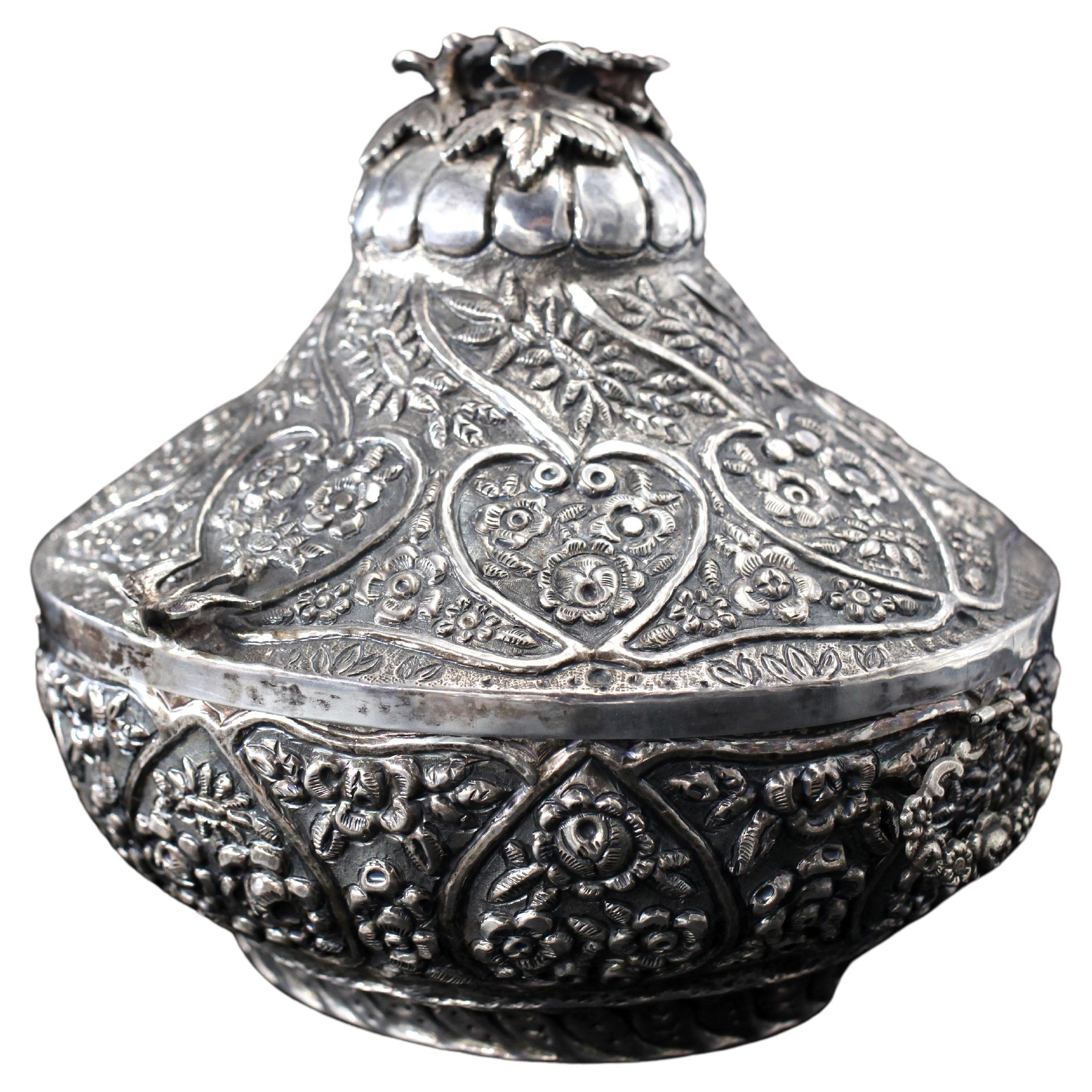 Turkish Silver Wedding Box