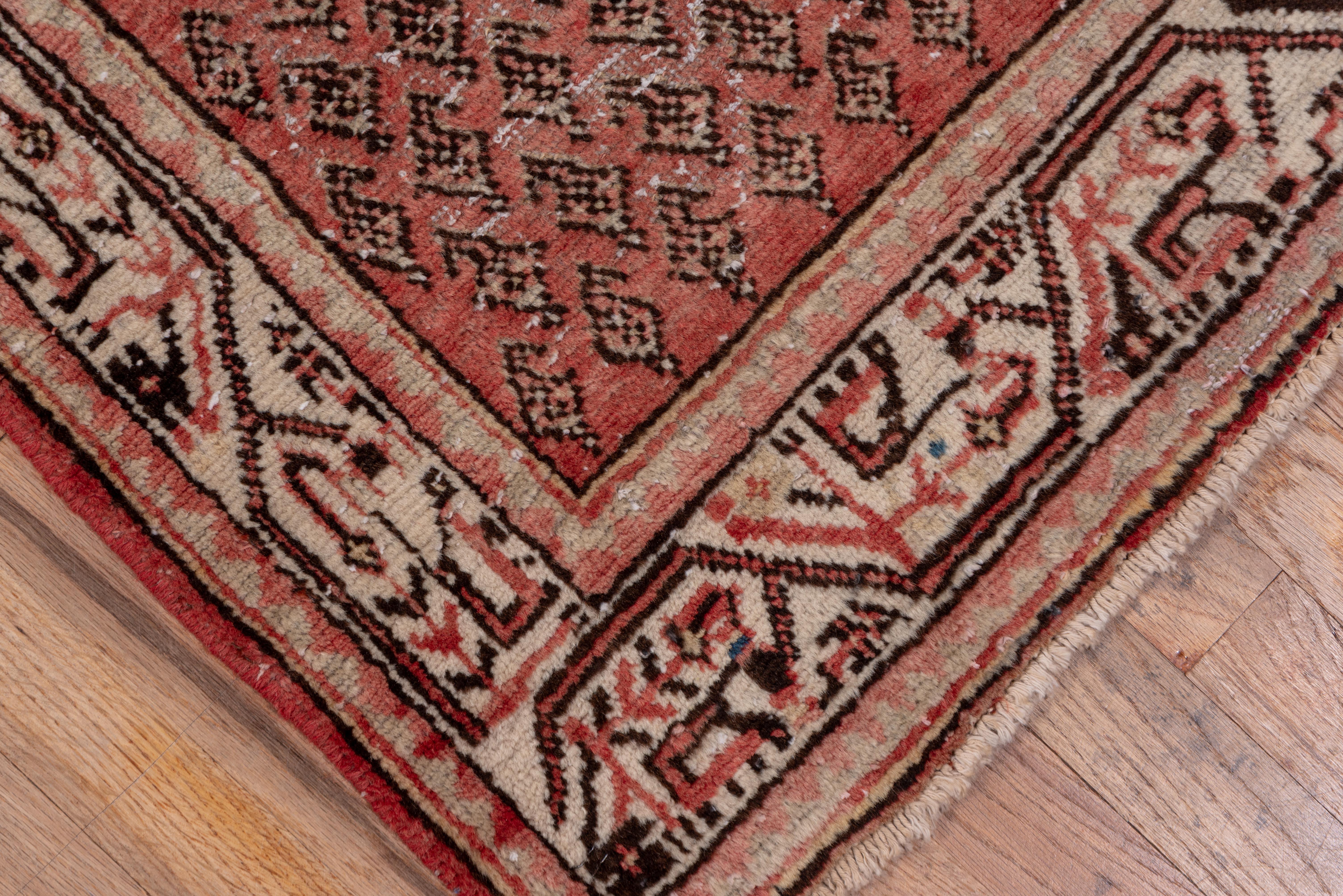 Türkischer Sivas Antiker roter Teppich 1940 (Mitte des 20. Jahrhunderts) im Angebot