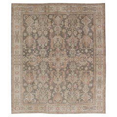 Turkish Sivas Rug with Tribal Motifs in Brownish Green, L. Green & Multi Colors