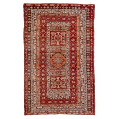 Turkish Sivas with Red Family Colors in Geometric Pattern