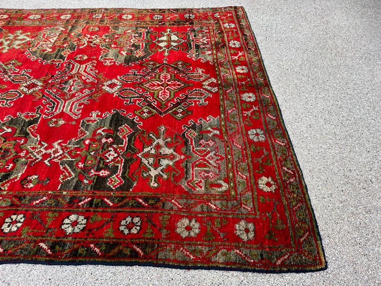 Turkich Rug Turkish Ouchak Rug, Circa 1900 For Sale at 1stDibs