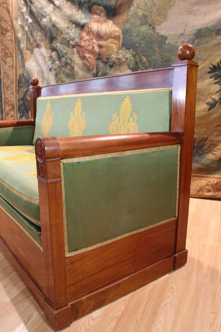 Wood Turkish Sofa From The Empire Period For Sale