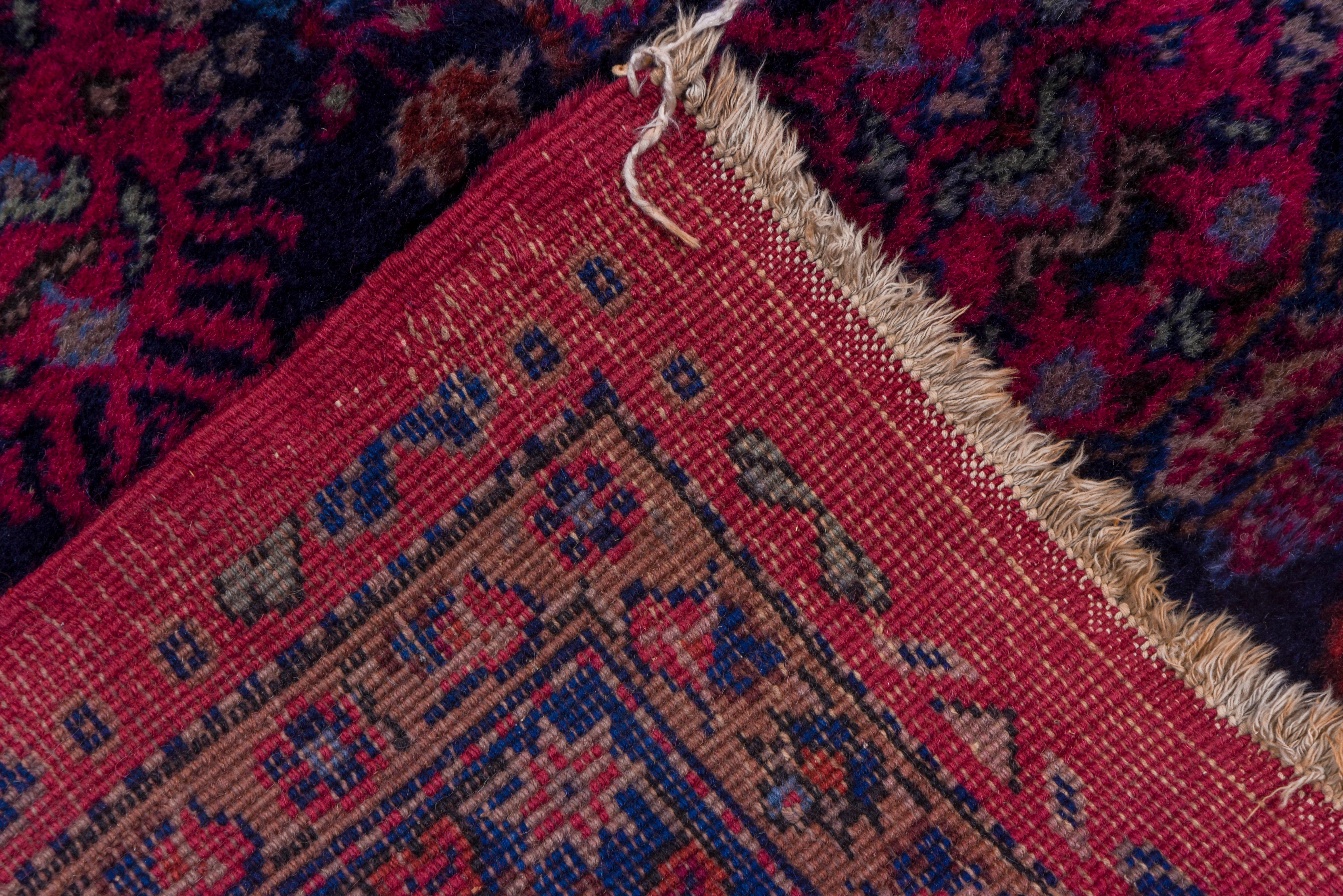 Turkish Sparta Mansion Carpet, Berry Colored Field, American Sarouk Inspired For Sale 1