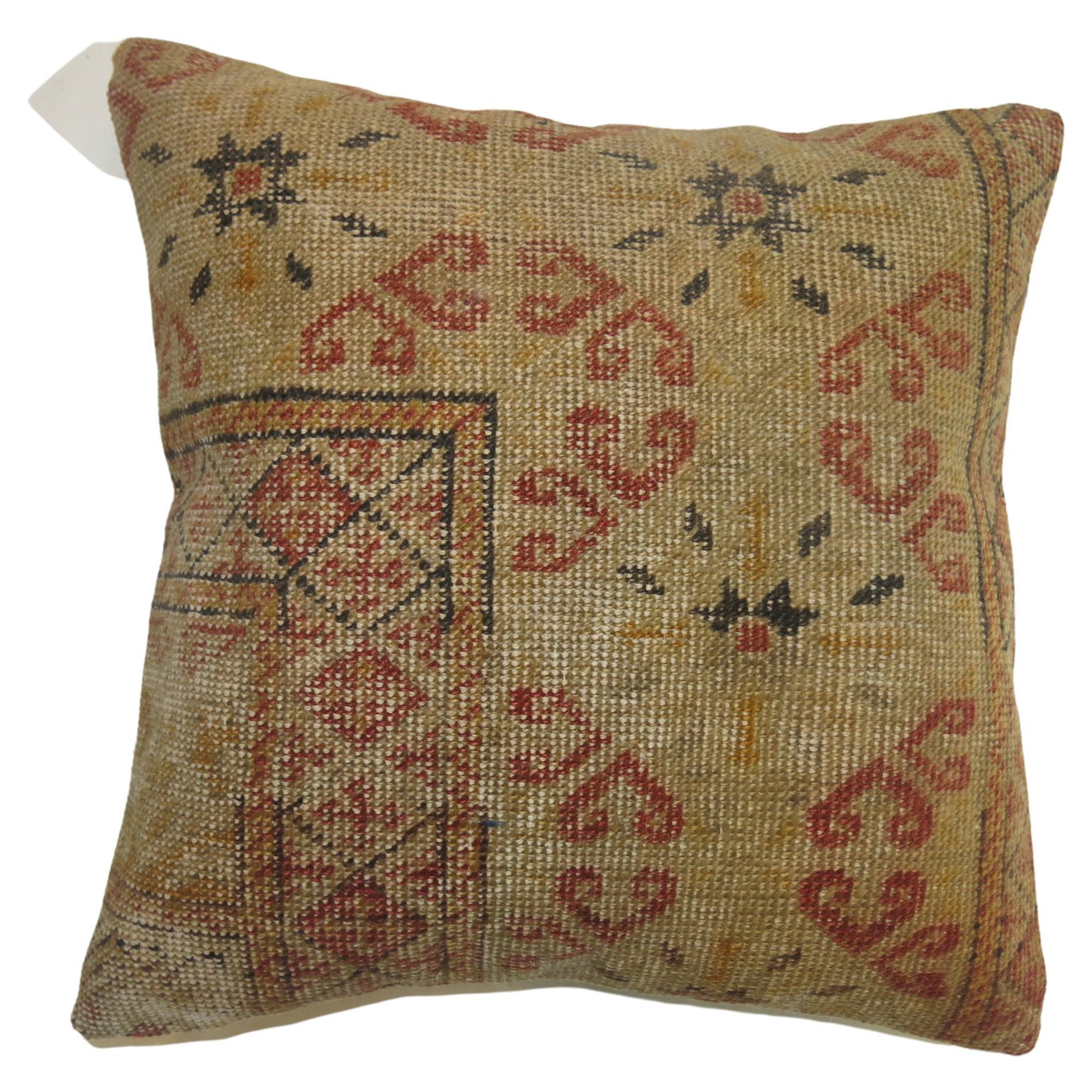 Turkish Square Rug Pillow