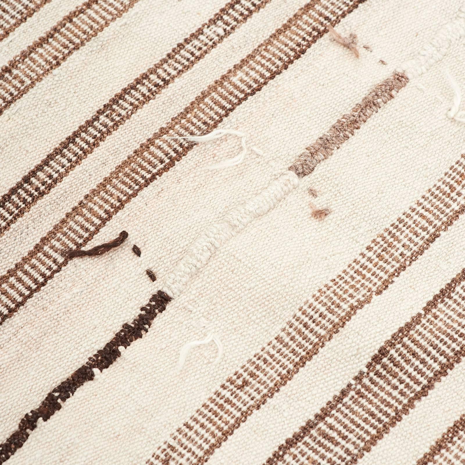 Wool Turkish Striped Plain Weave Blanket