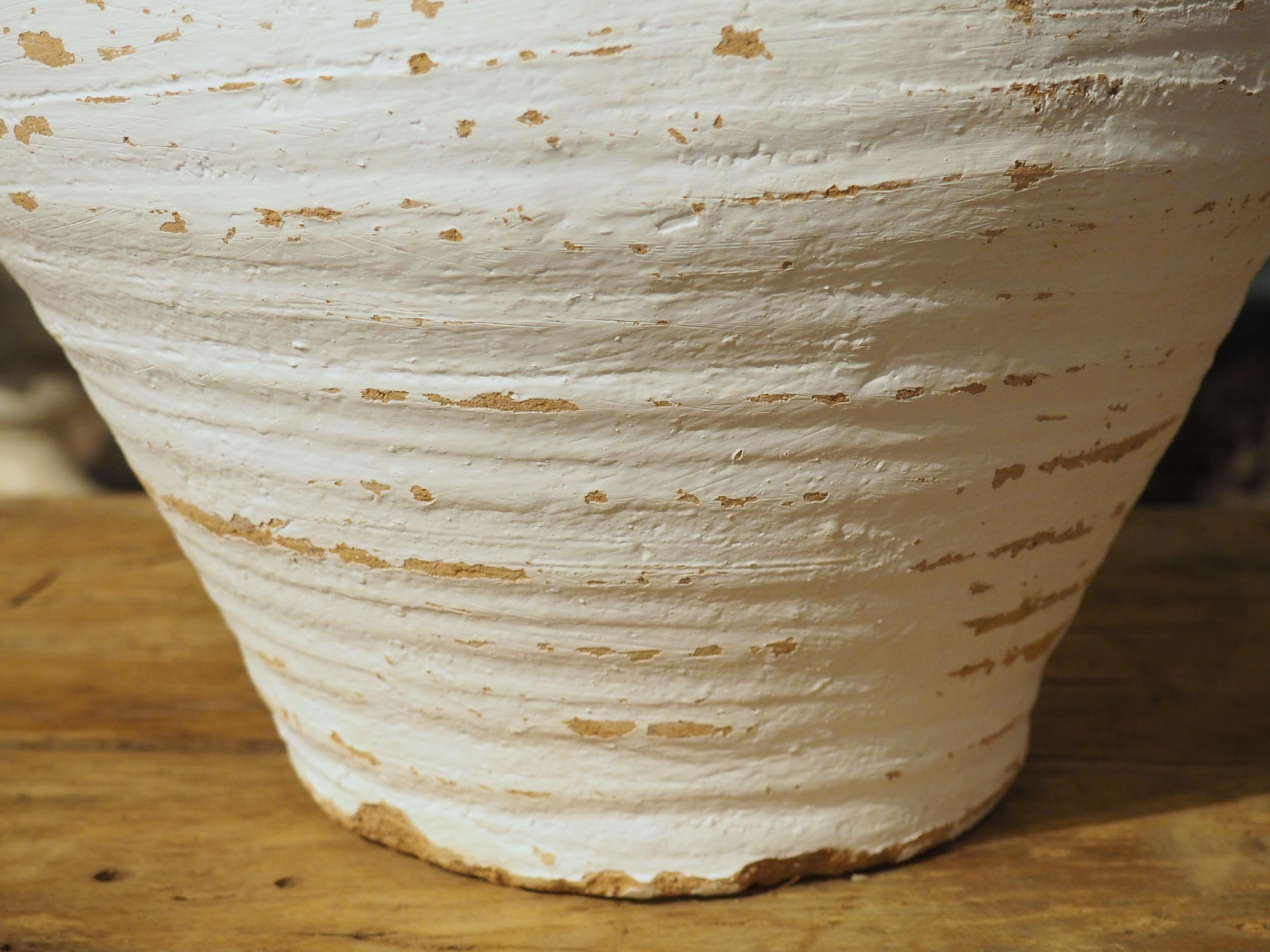 Hand-Painted Turkish Style Terra Cotta Olive Pot
