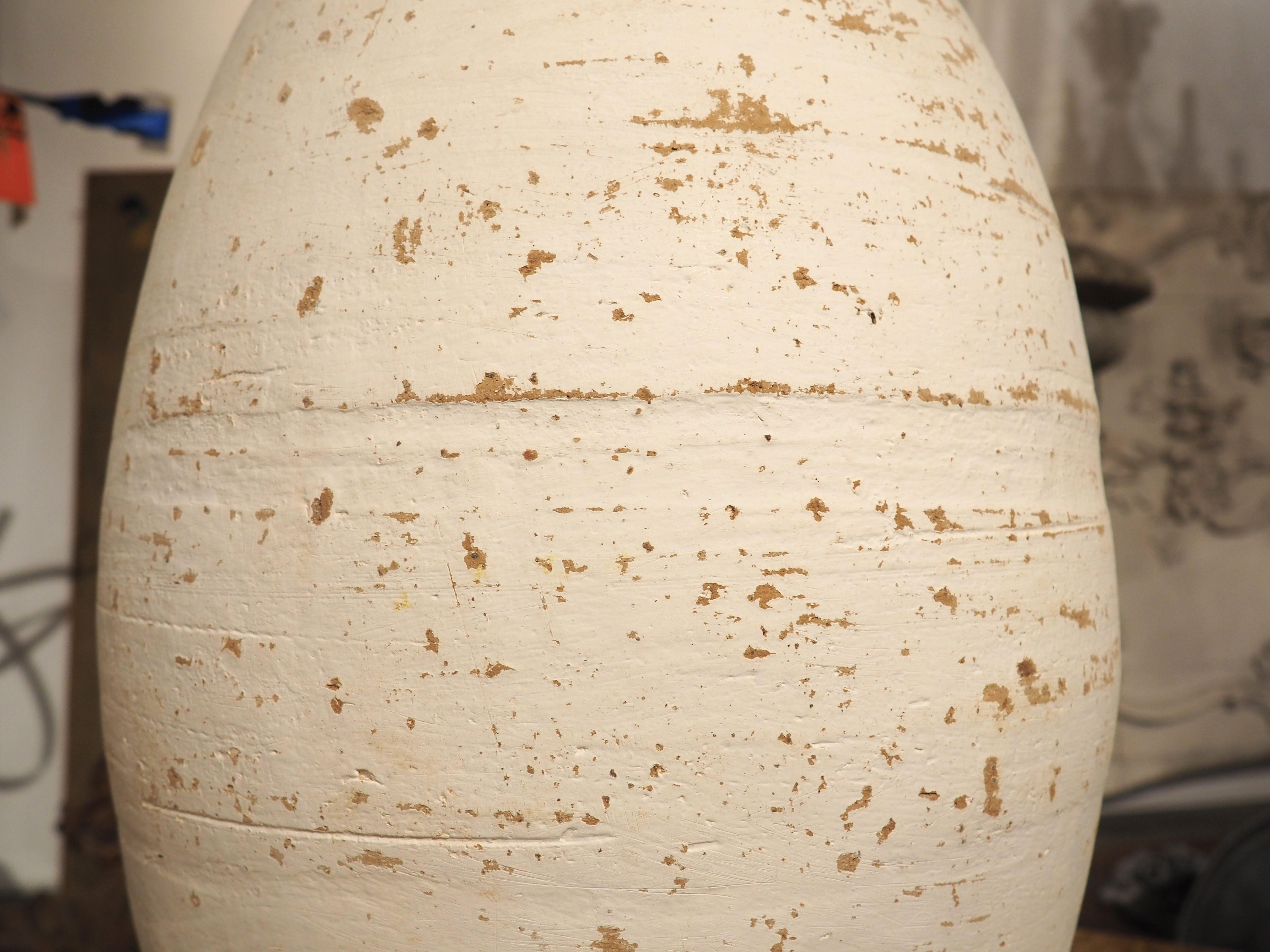 Hand-Painted Turkish Style Terra Cotta Olive Pot