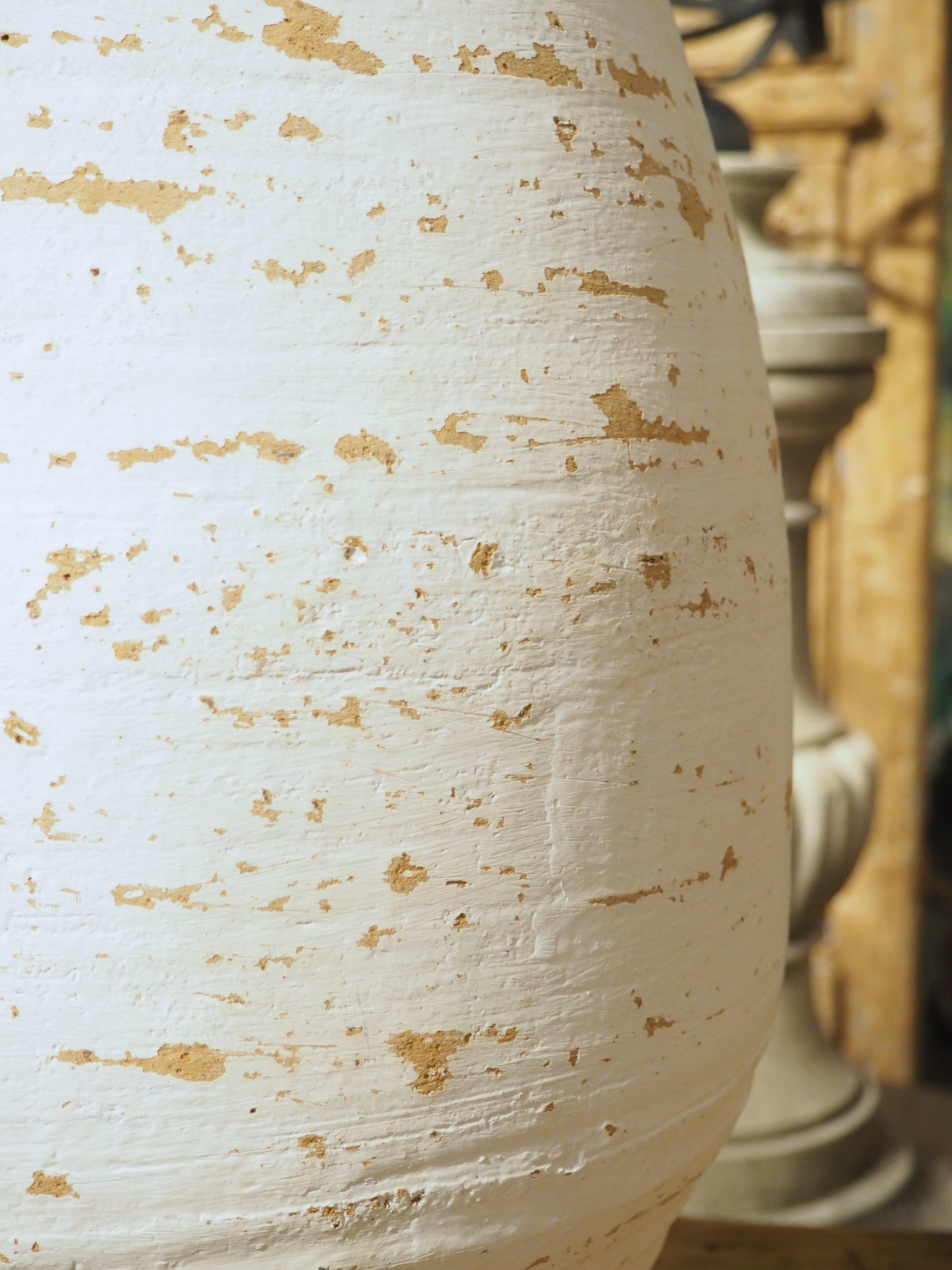 Turkish Style Terra Cotta Olive Pot In Good Condition In Dallas, TX