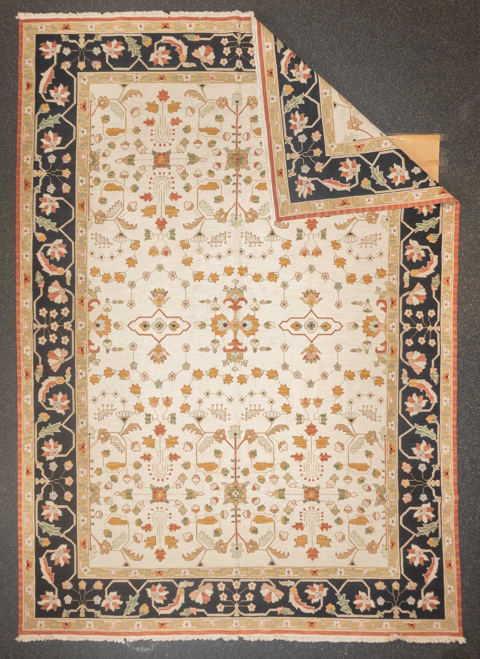 Türkischer Sumak Flachgewebe-Wollteppich 10'0