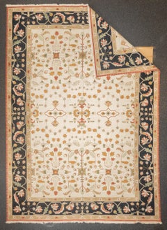 Alfombra de lana turca Sumak de tejido plano 10'0" x 14'0"