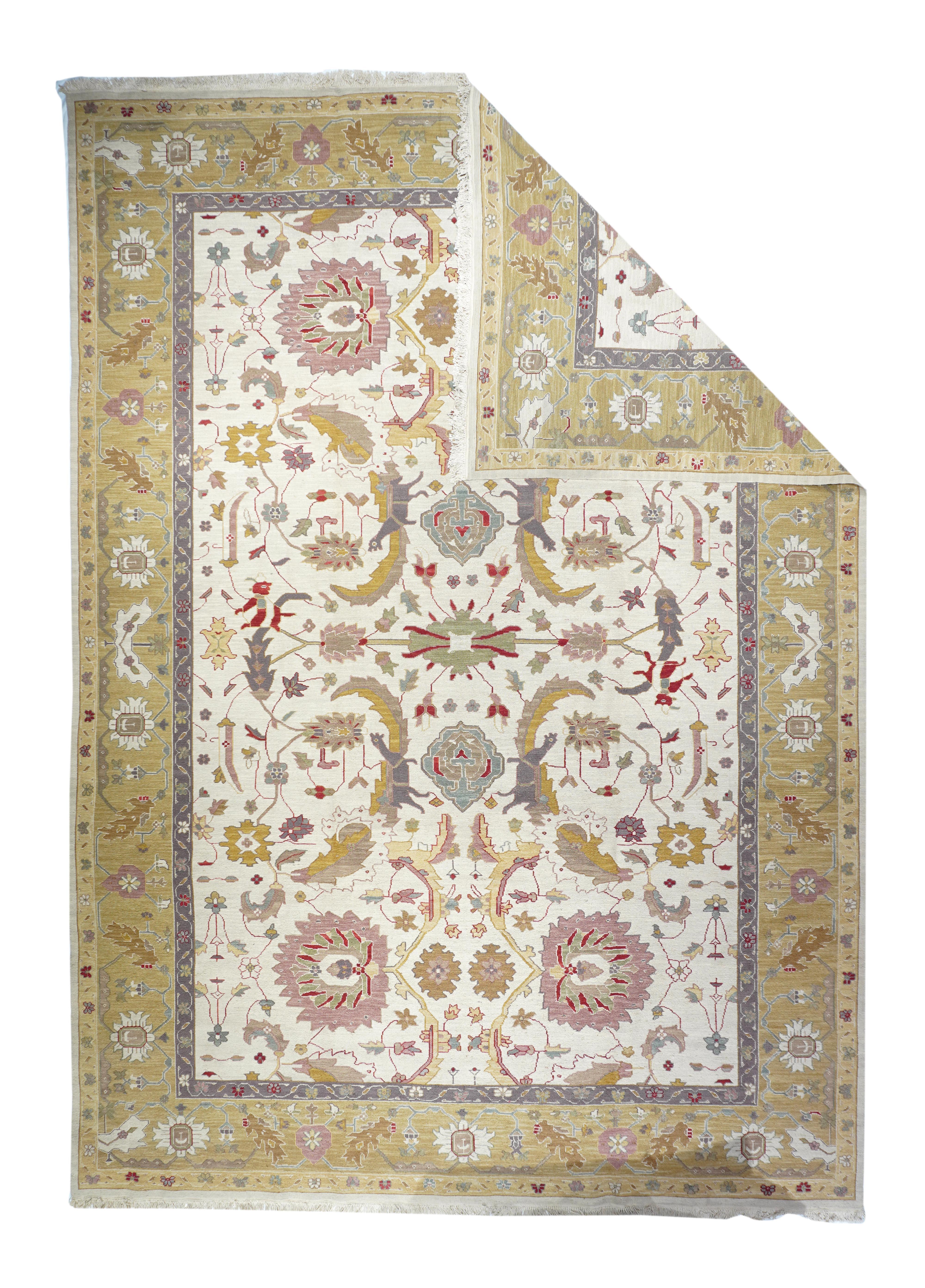 Türkischer Sumak Flachgewebe-Wollteppich 10'0