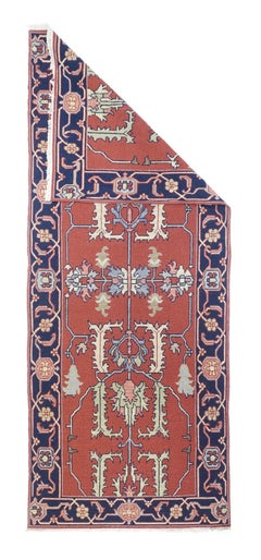 Turkish Sumak Flat Weave Wool Rug 4'0" x 10'2''