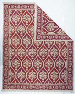 Alfombra de lana turca Sumak de tejido plano 8'0" x 10'0"