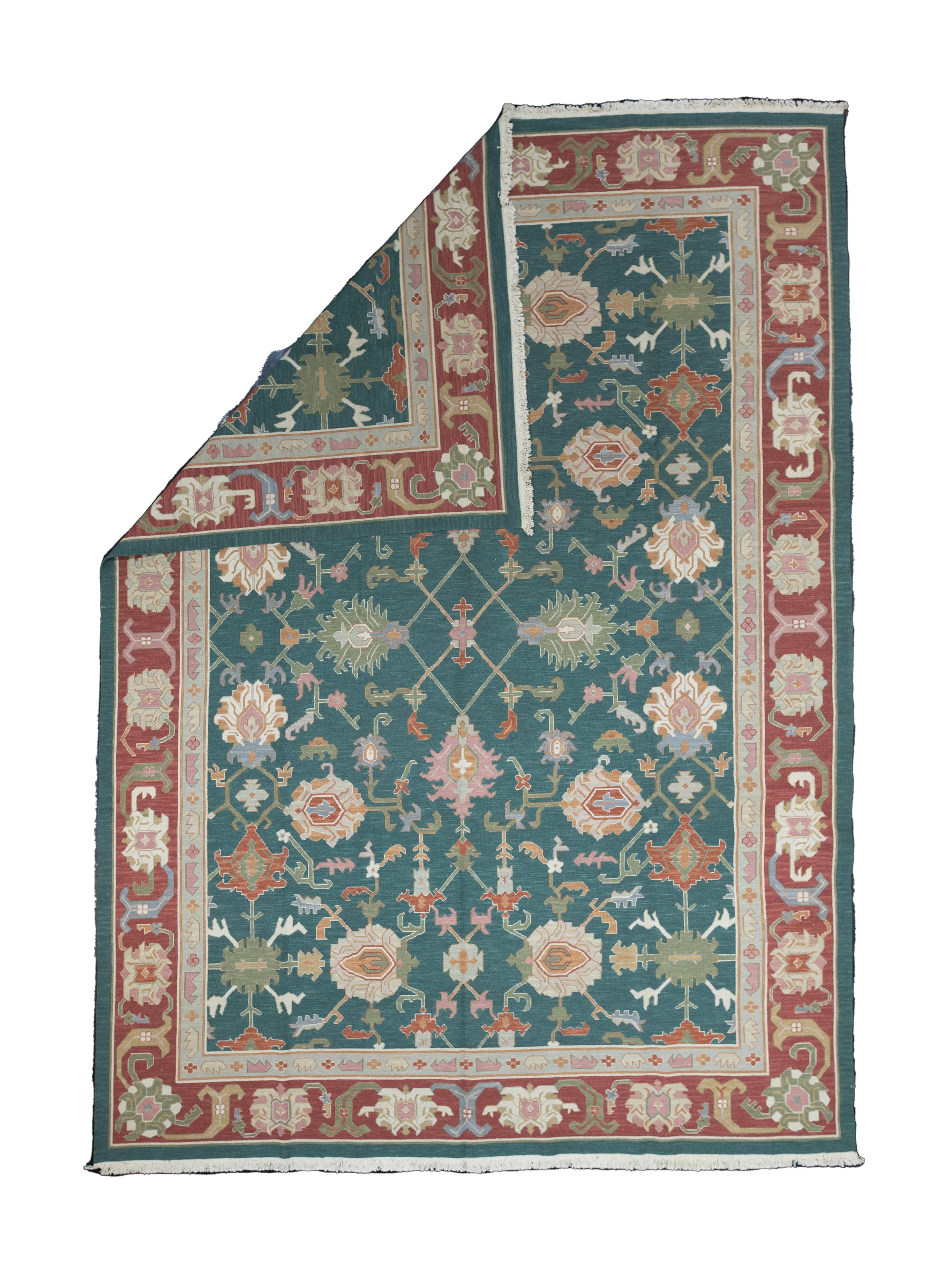 Türkischer Sumak-Teppich 10'0