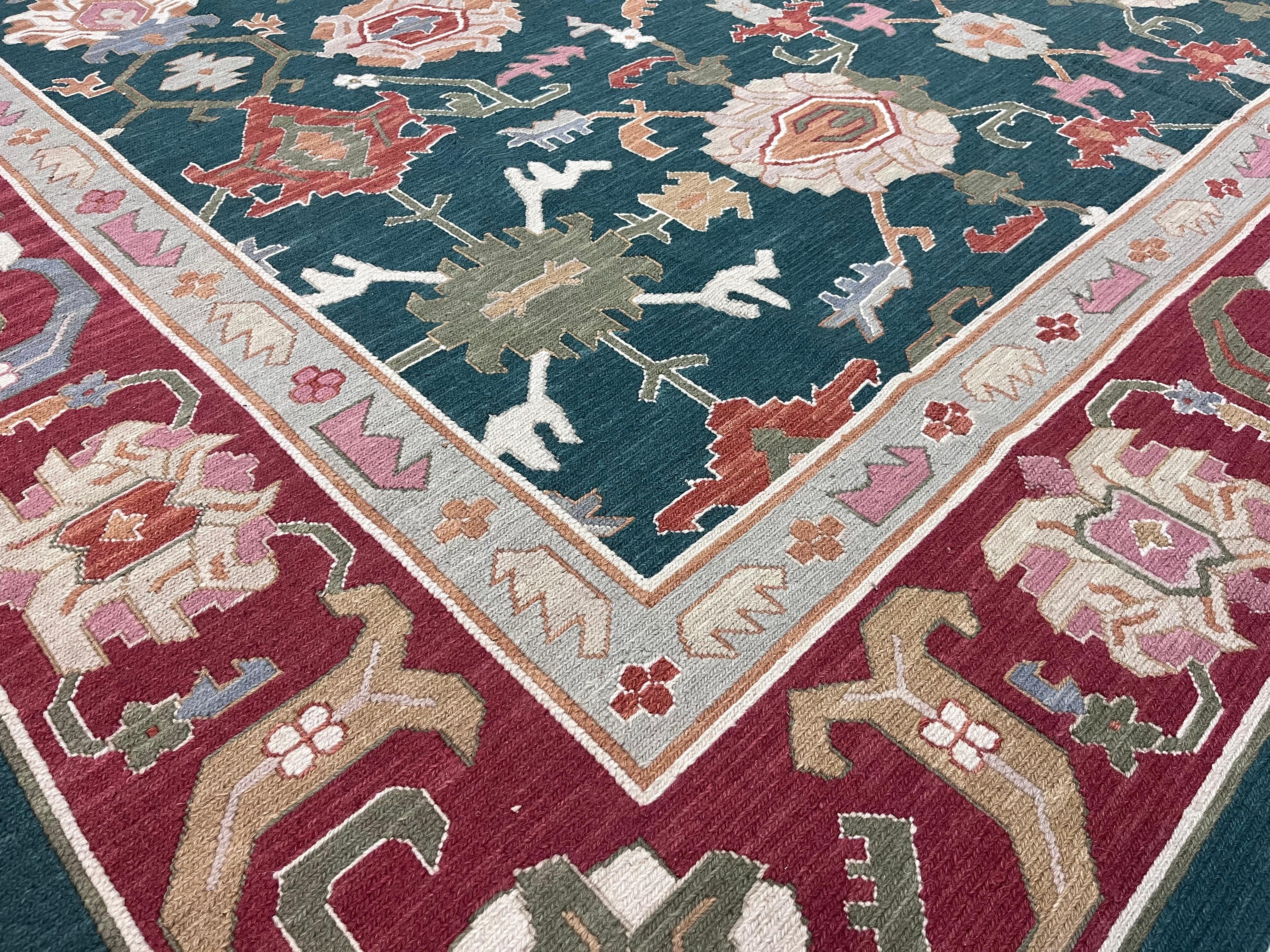 Türkischer Sumak-Teppich 10'0