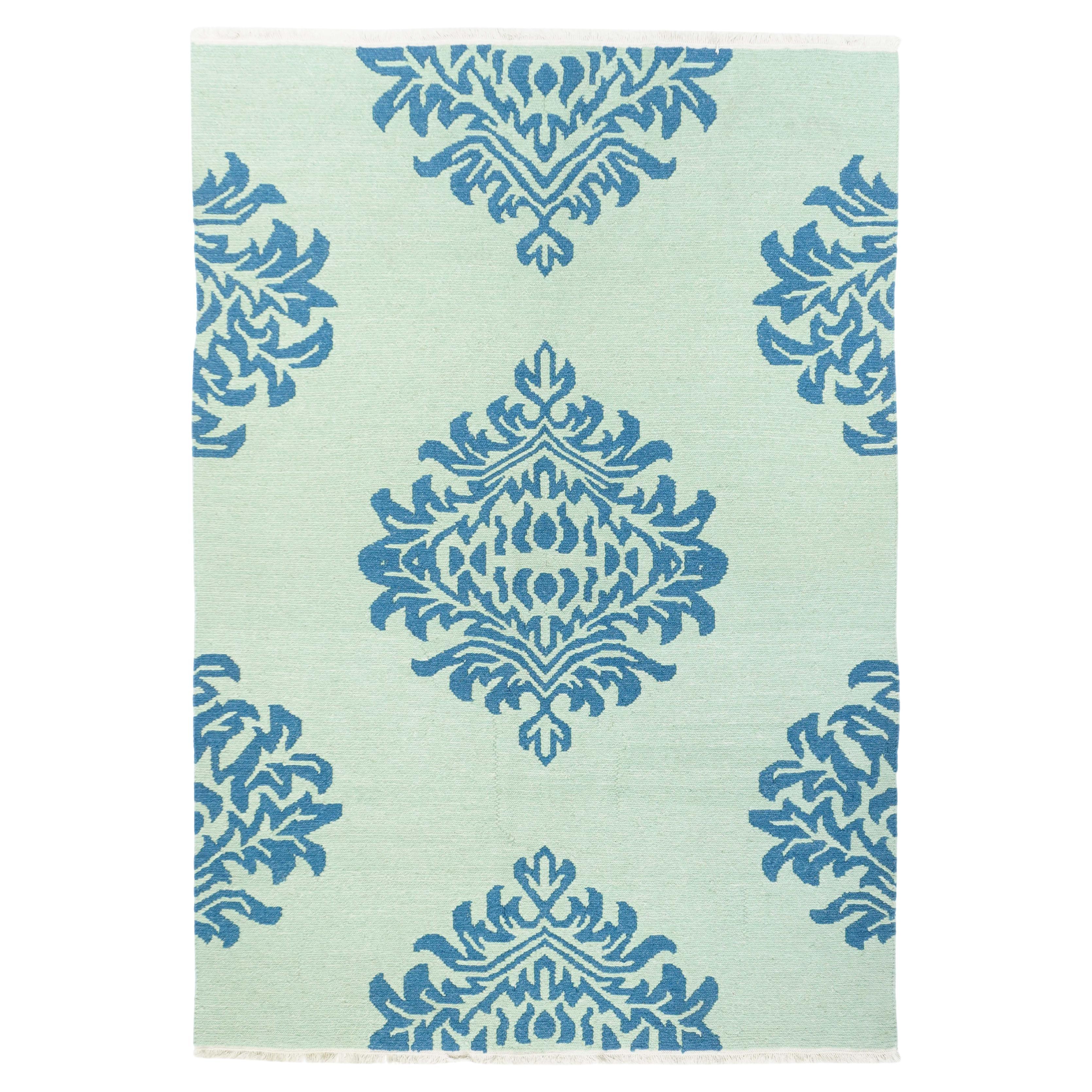 Türkischer Sumak-Teppich 4'1'' x 6'1''