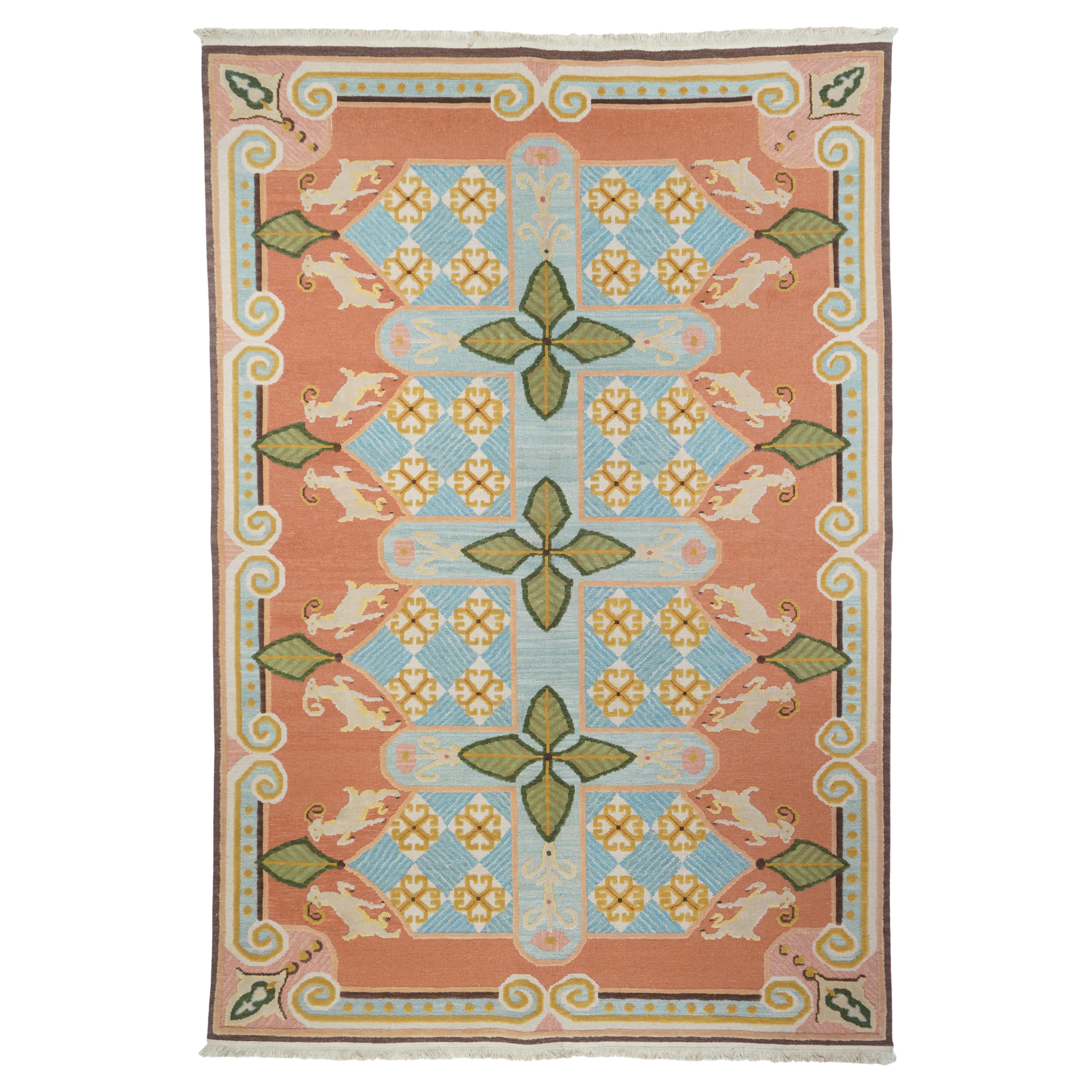 Alfombra turca Sumak 6'0" x 9'0" en venta