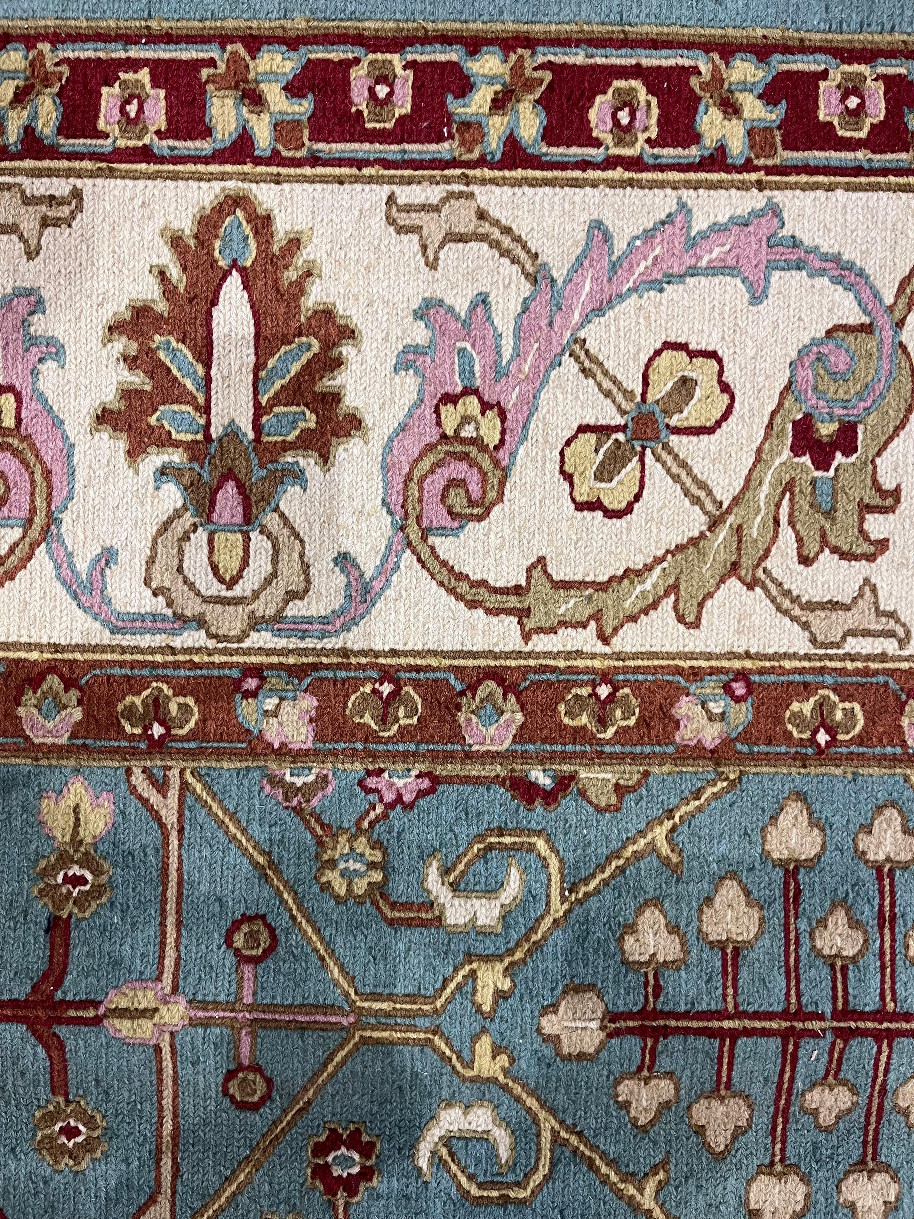 Contemporary Turkish Sumak Rug 9'0