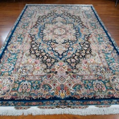 Serapi Rug Gallery’s 8' x 10' Hand-Knotted Wool & Silk Classic Area Rug