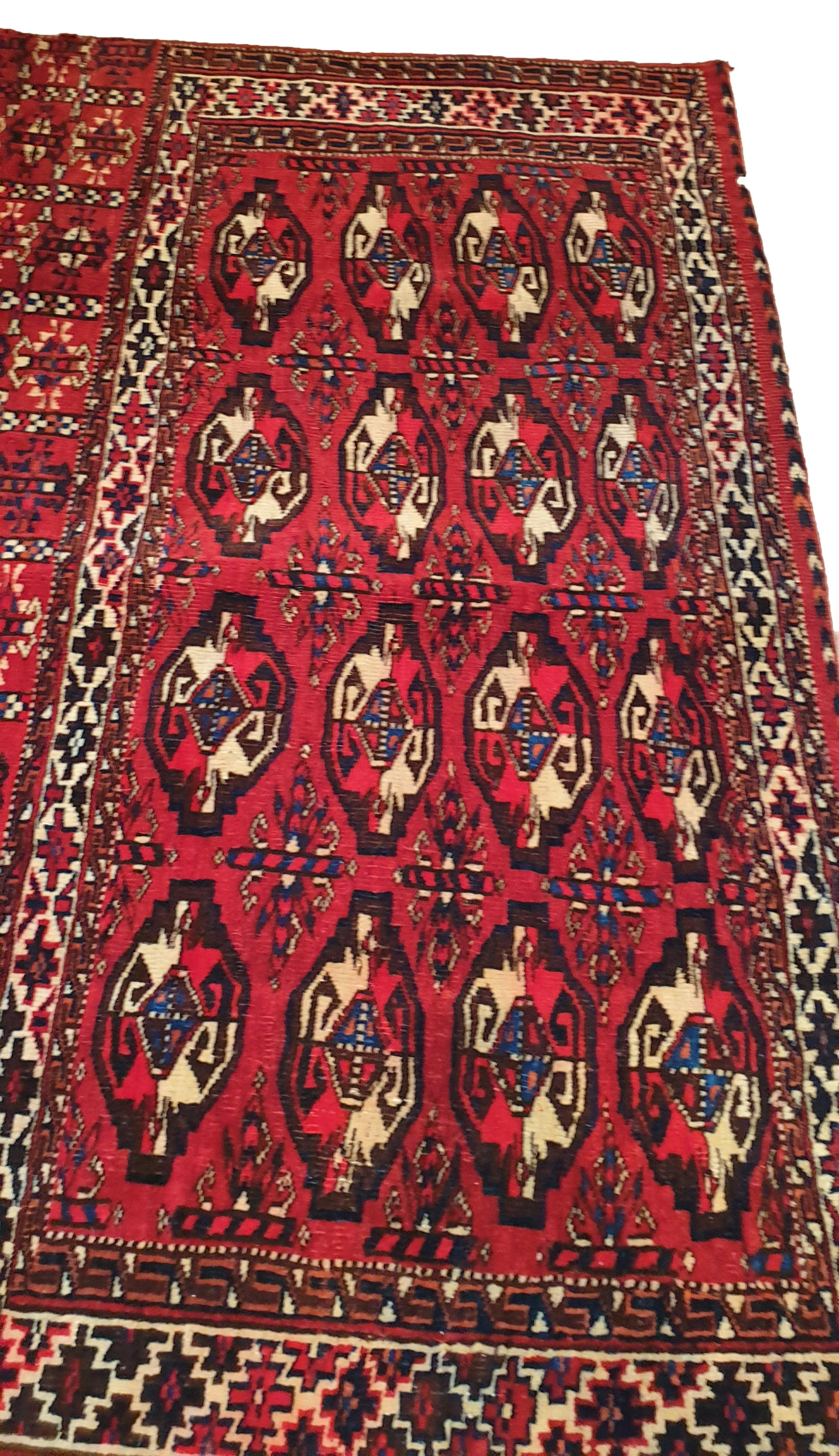 Rustic 651 - Turkmène Tekke Chuval Carpet, 19th Century For Sale