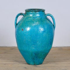 Turkish Terracotta Olive Jar Or Garden Urn