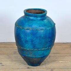 Turkish Terracotta Olive Jar Or Garden Urn