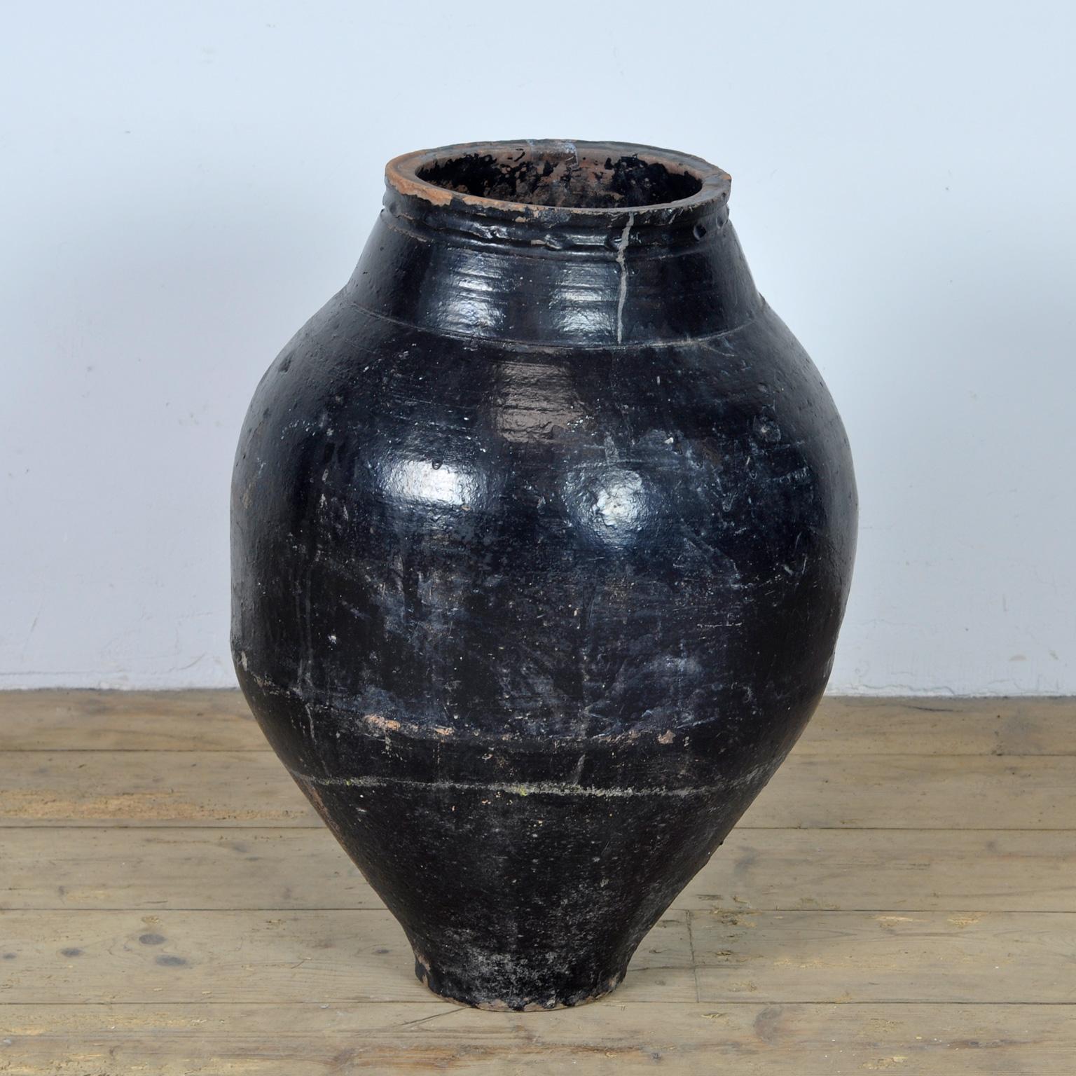 Mid-20th Century Turkish Terracotta Olive Jar or Garden Urn