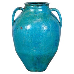 Turkish Terracotta Olive Jar Or Garden Urn