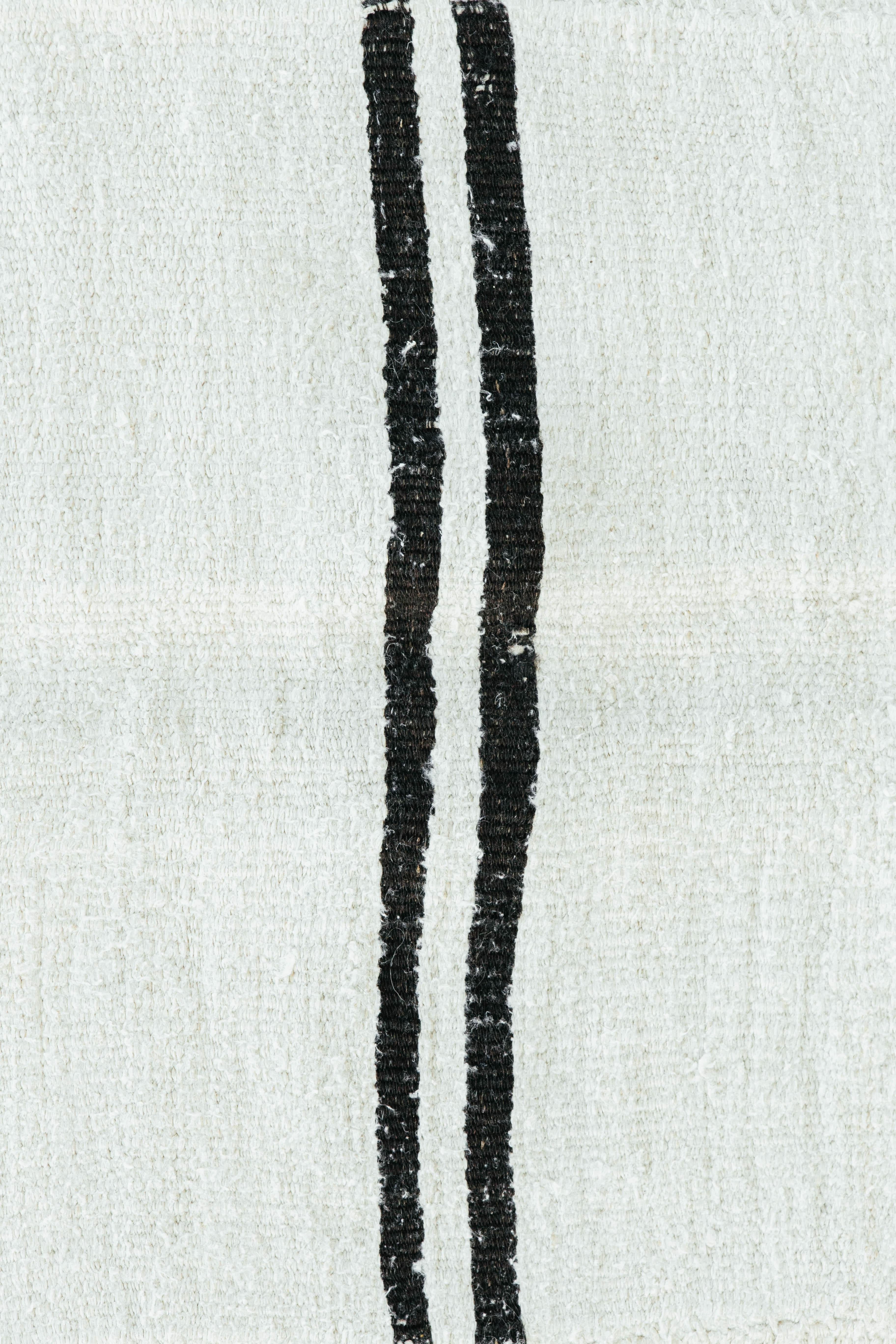 Hand-Knotted Turkish Tisse Kilim Flat-Weave Rug For Sale